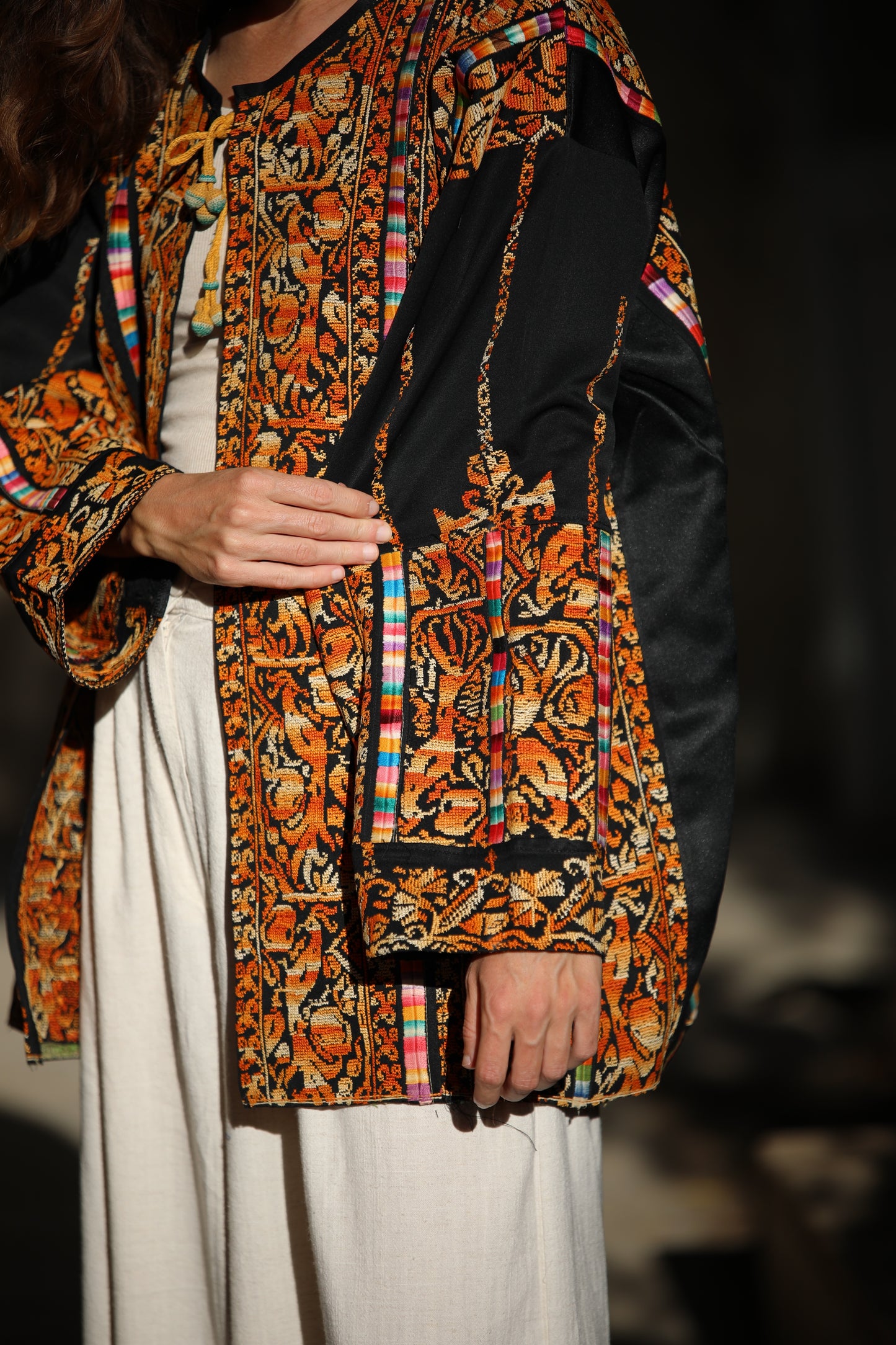 Blazer with Palestinian Tatreez