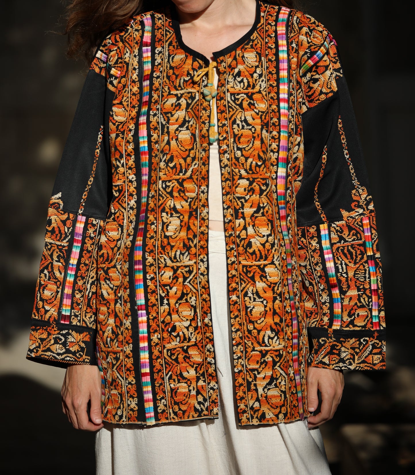 Blazer with Palestinian Tatreez