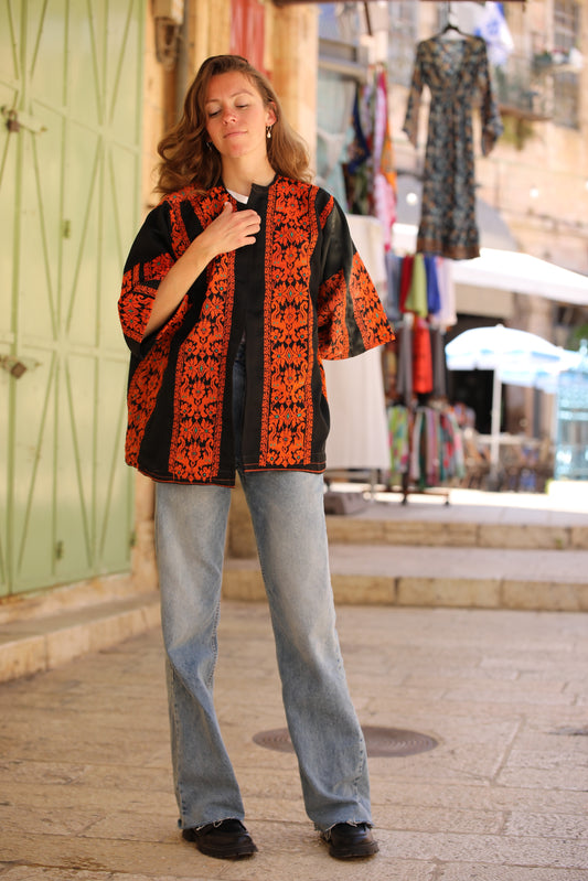 Blazer with Palestinian Tatreez
