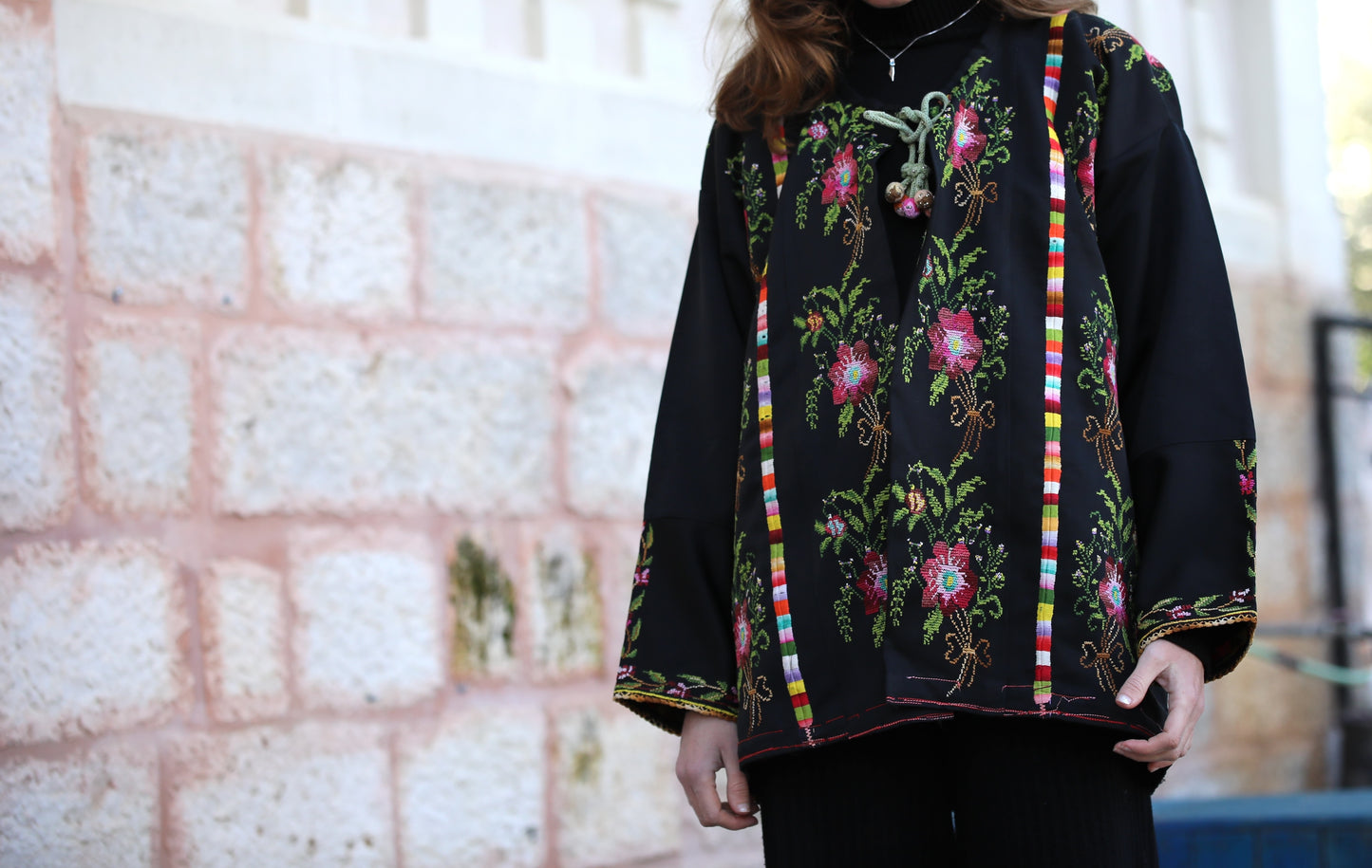 Blazer with Palestinian Tatreez