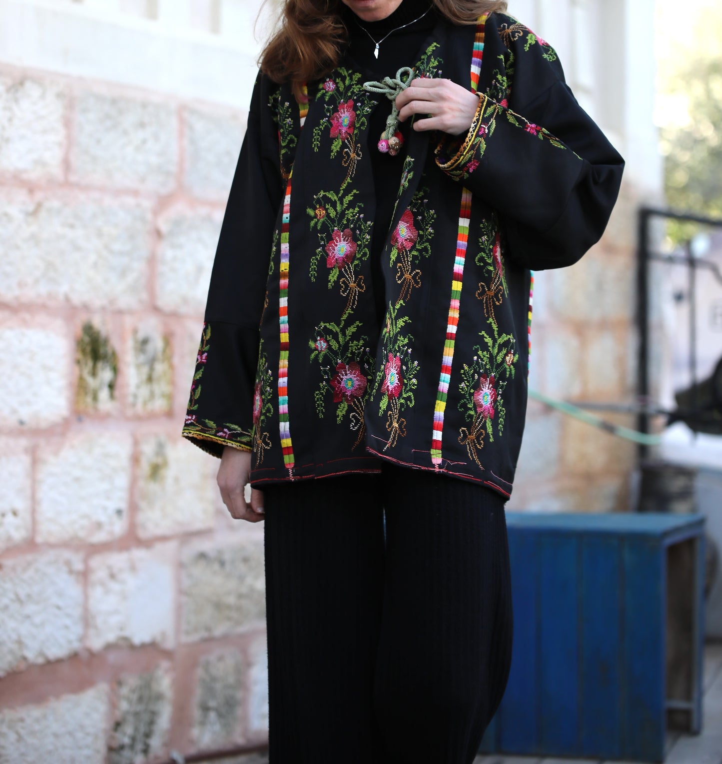 Blazer with Palestinian Tatreez