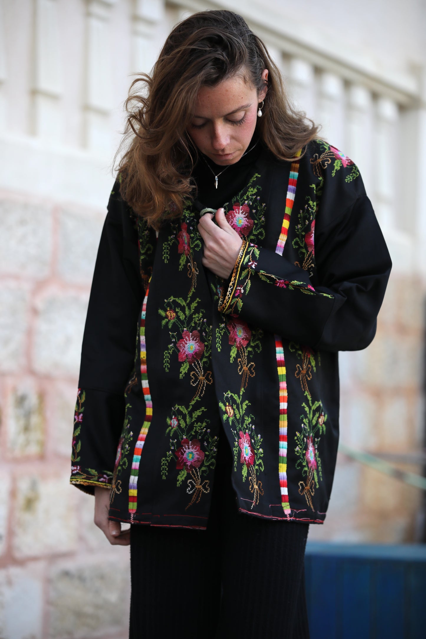 Blazer with Palestinian Tatreez