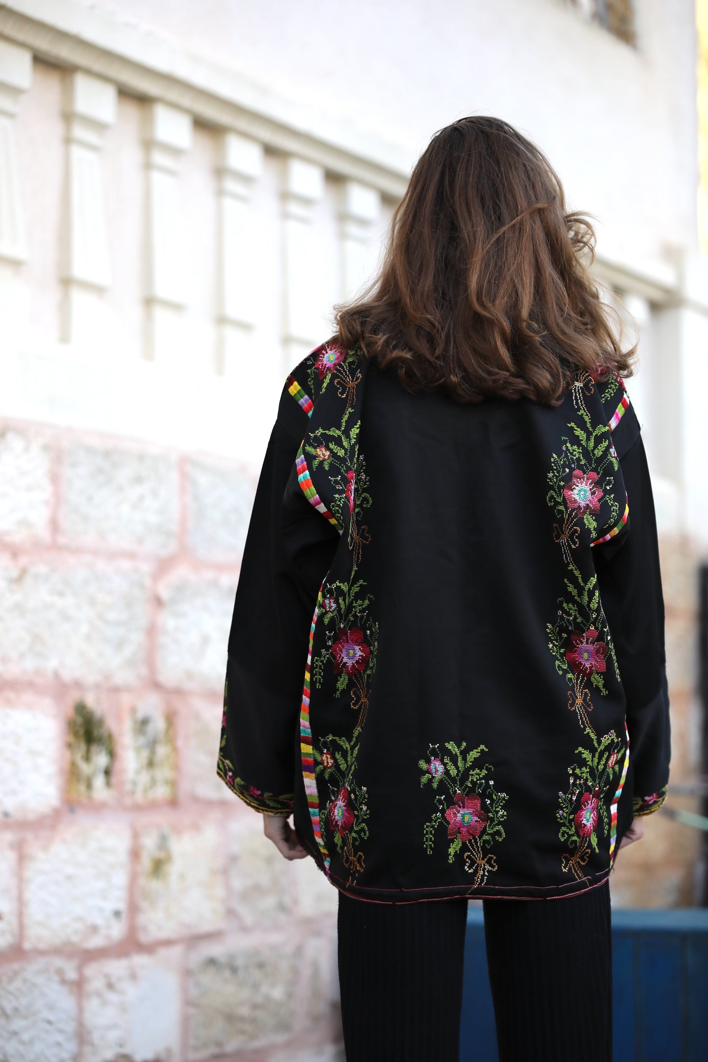 Blazer with Palestinian Tatreez
