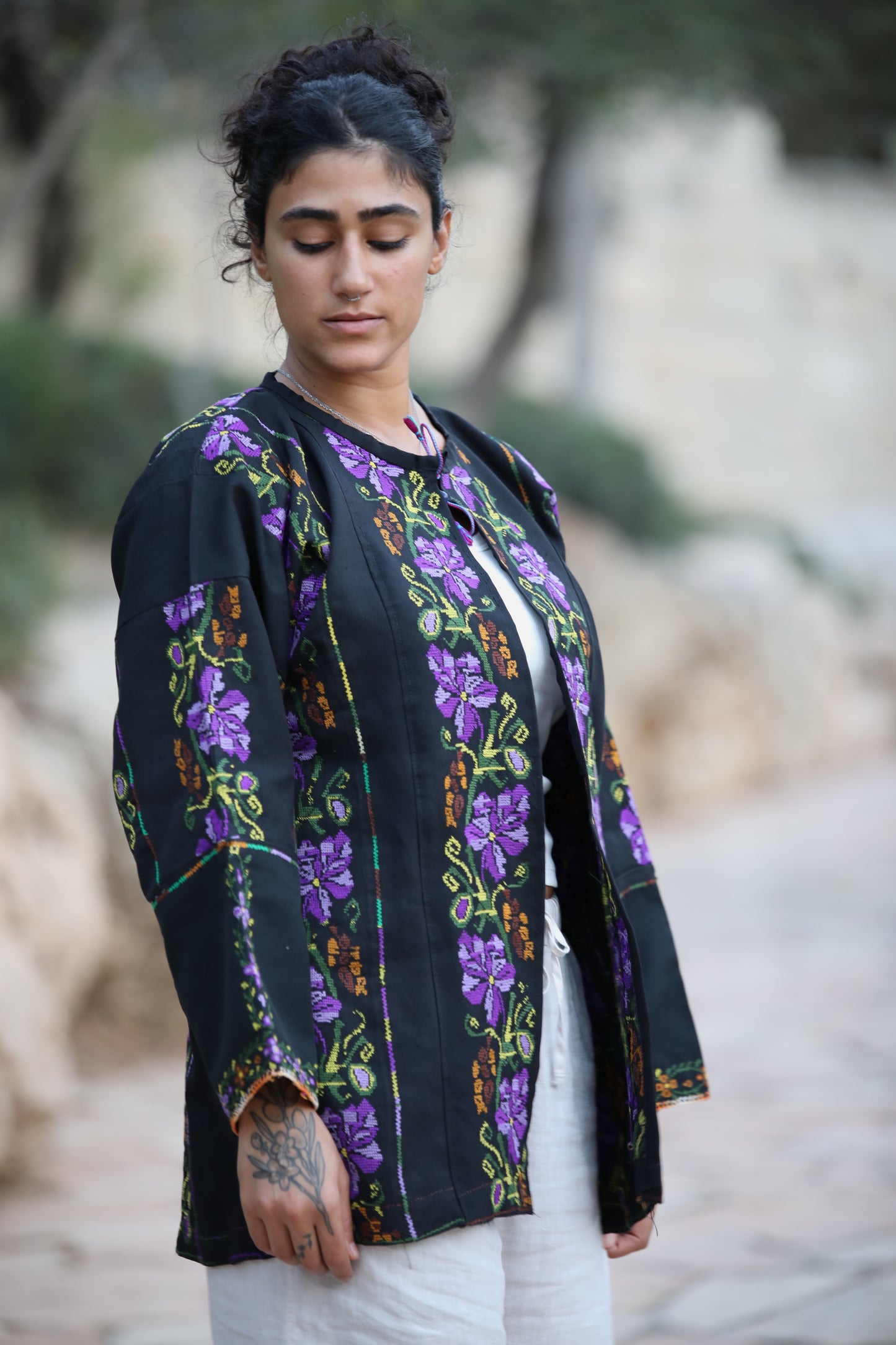 Blazer with Palestinian Tatreez