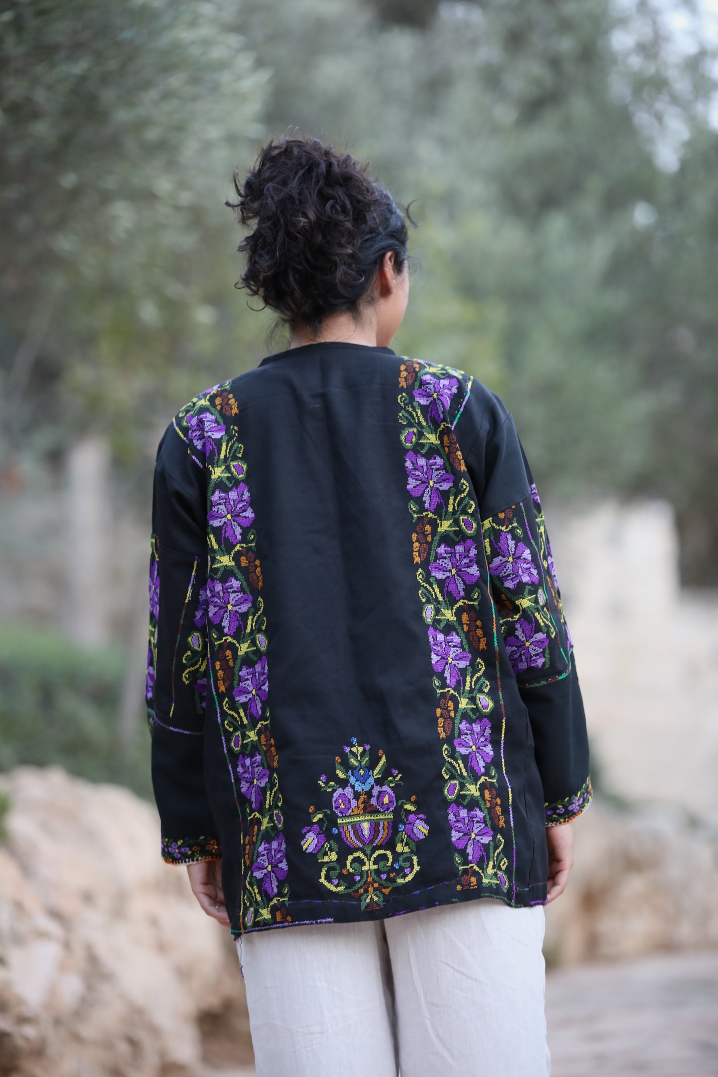 Blazer with Palestinian Tatreez