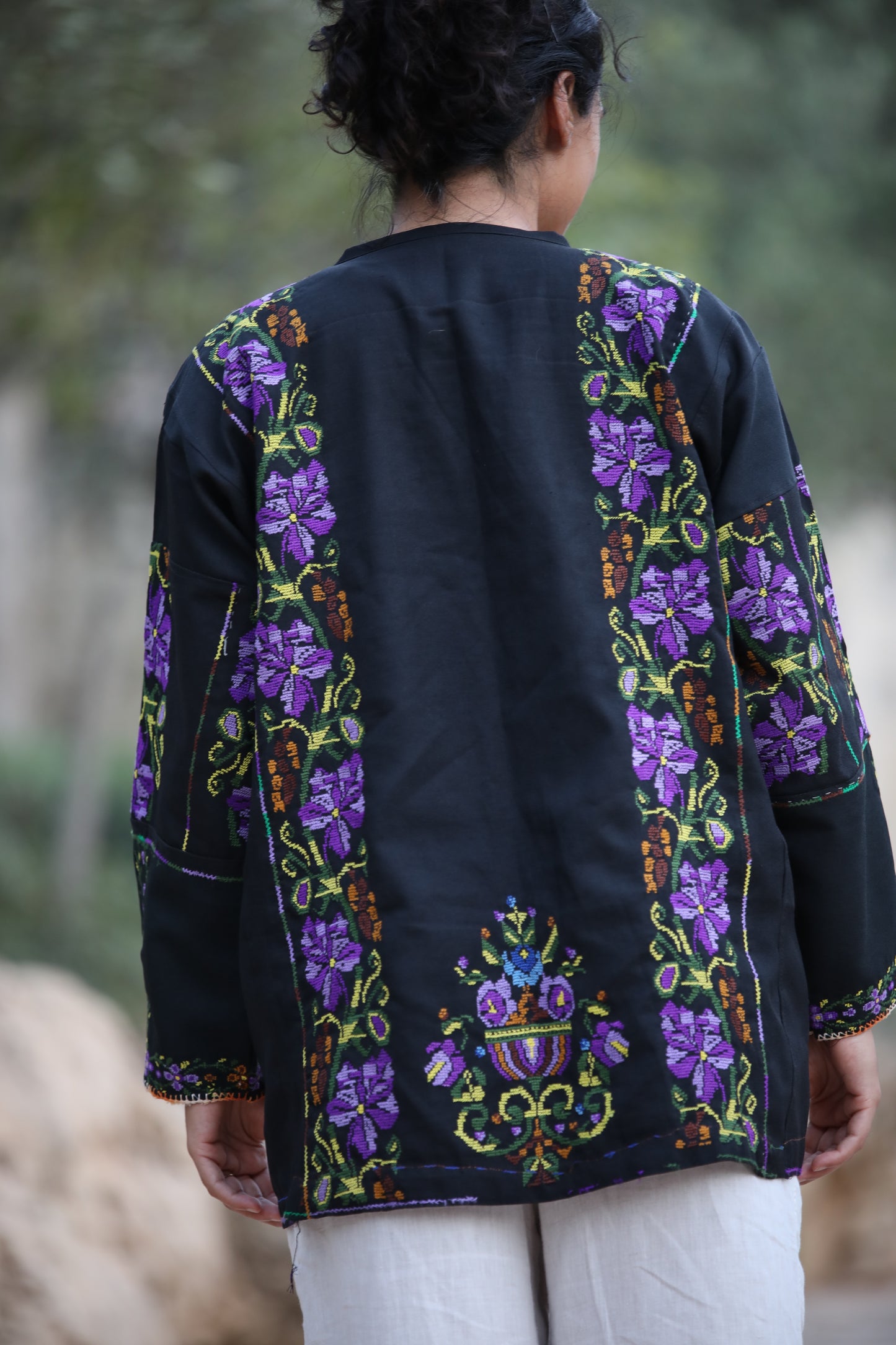 Blazer with Palestinian Tatreez
