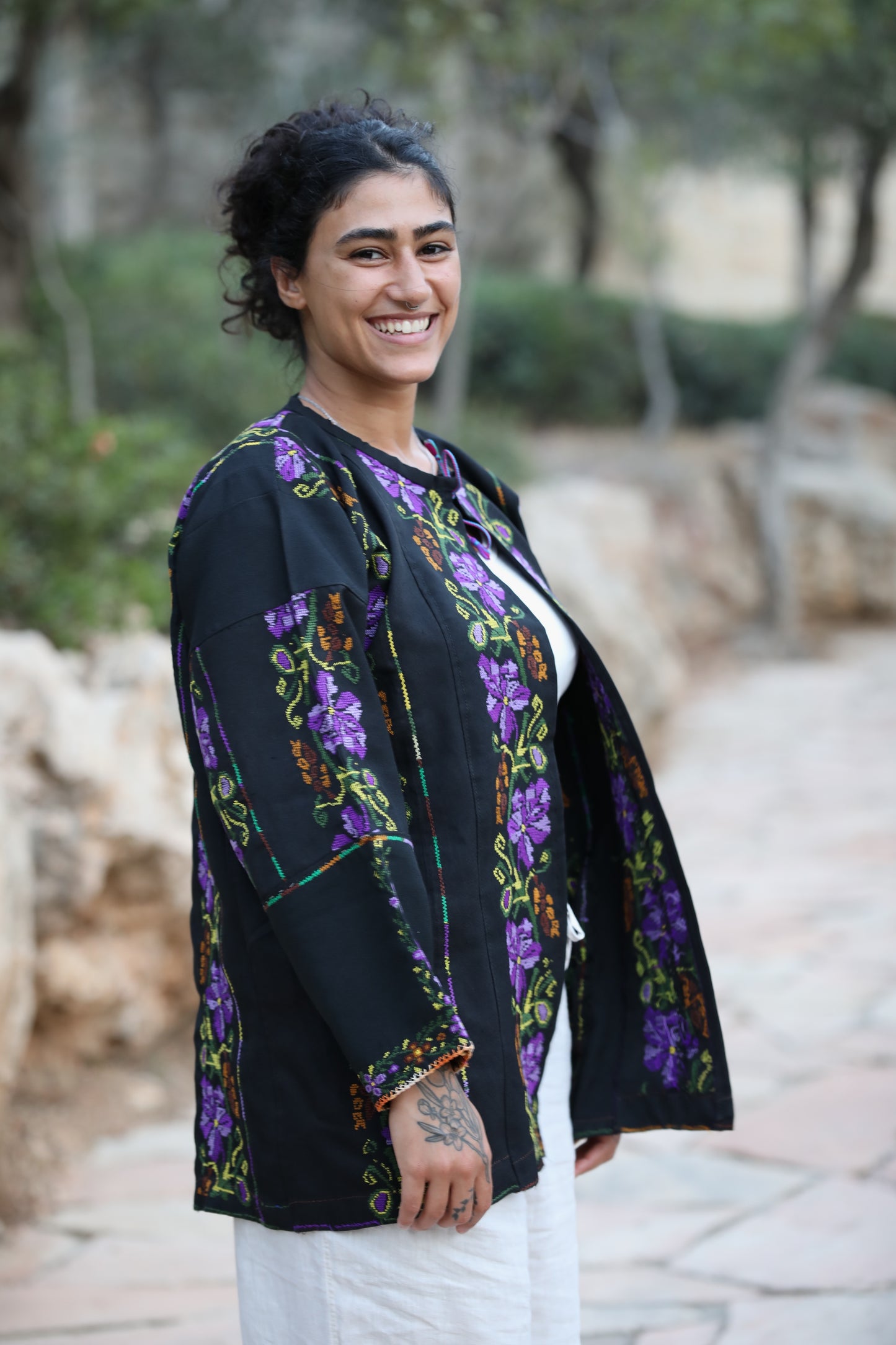 Blazer with Palestinian Tatreez