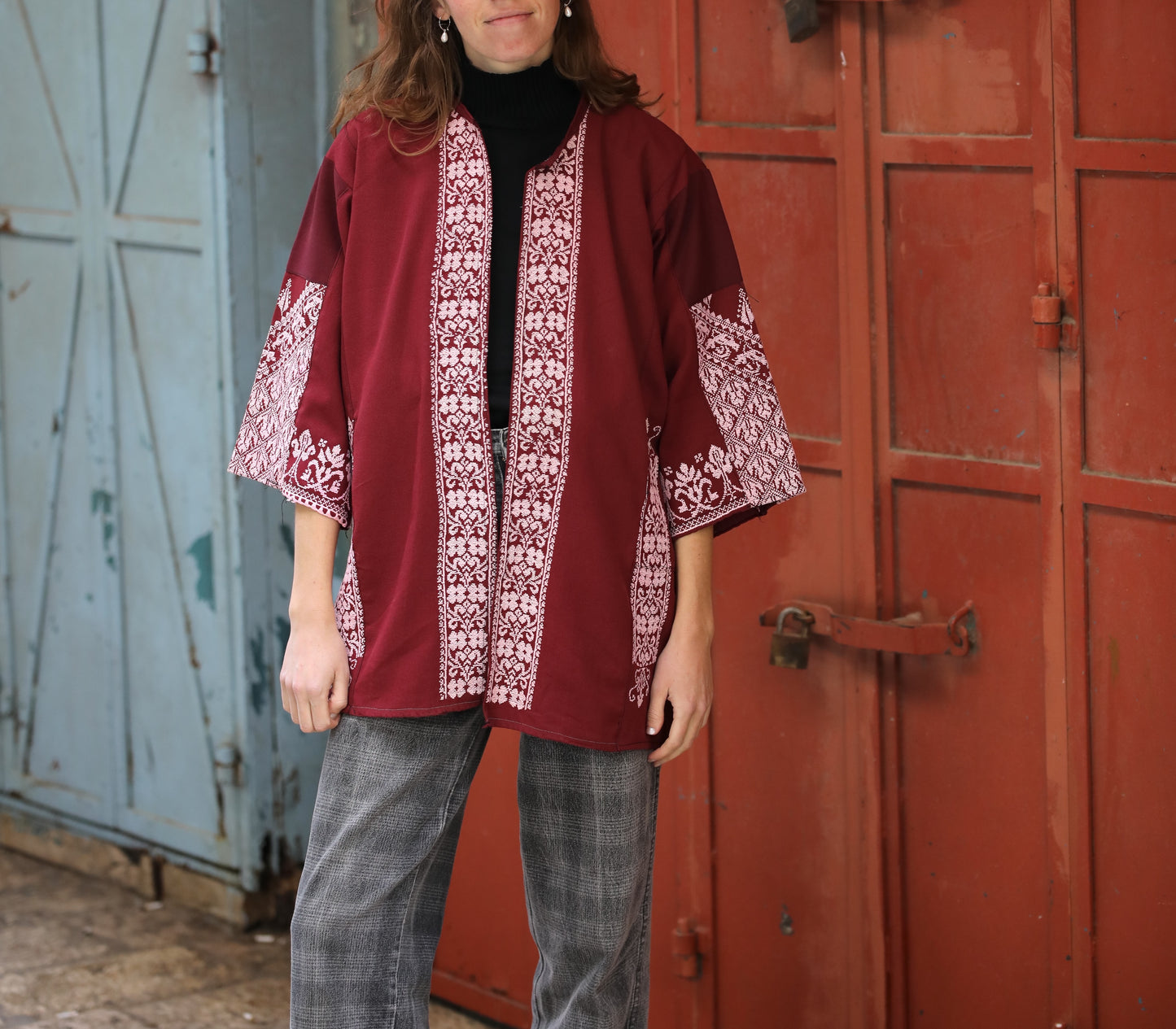 Blazer with Palestinian Tatreez