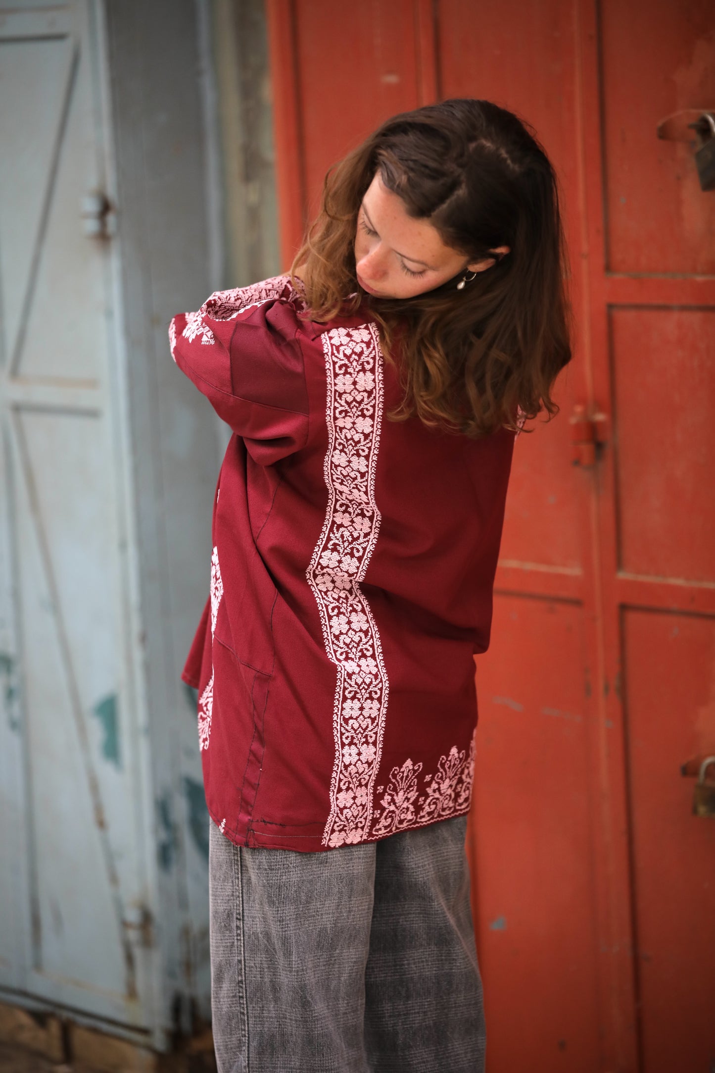 Blazer with Palestinian Tatreez