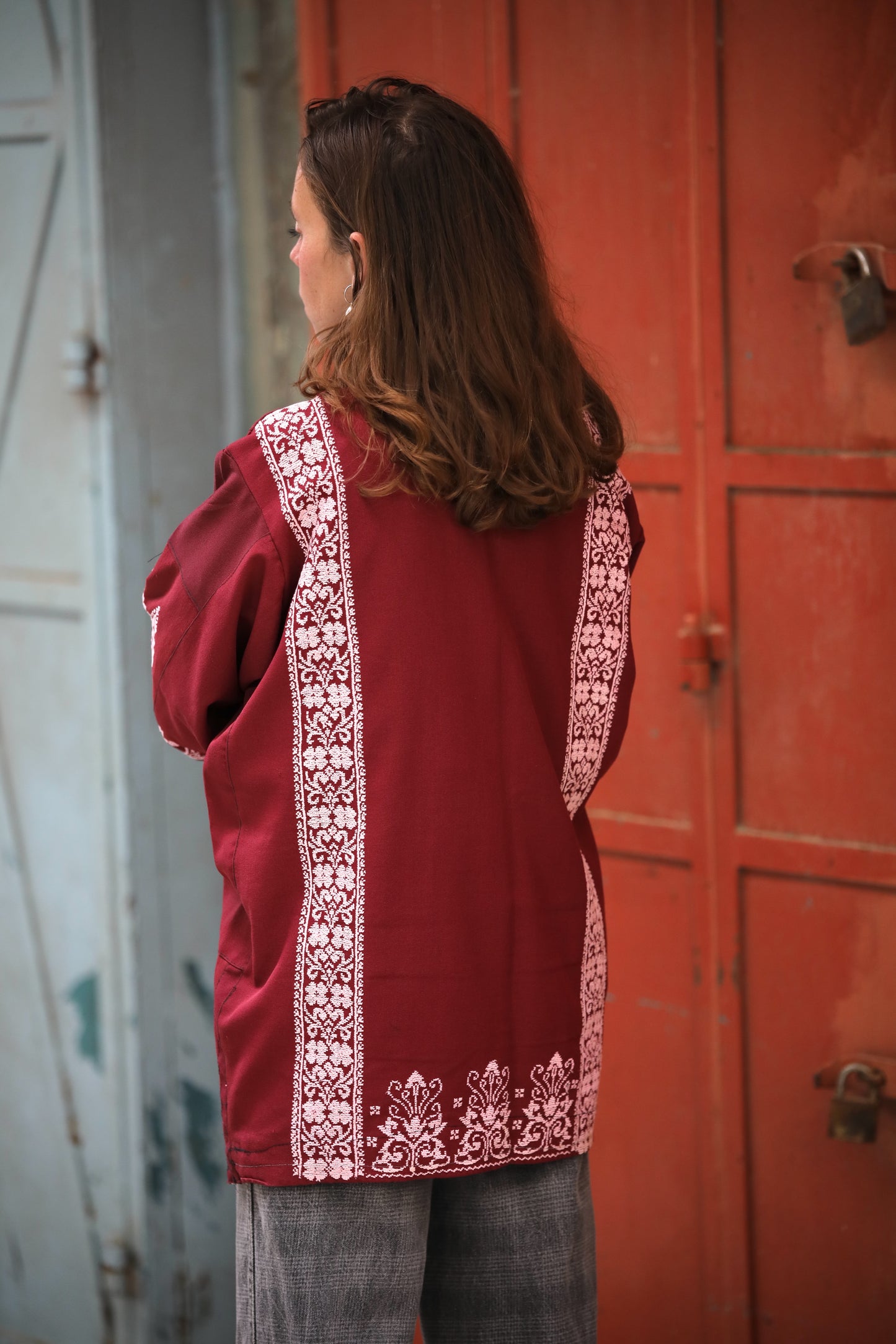 Blazer with Palestinian Tatreez