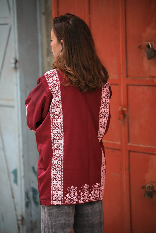 Blazer with Palestinian Tatreez