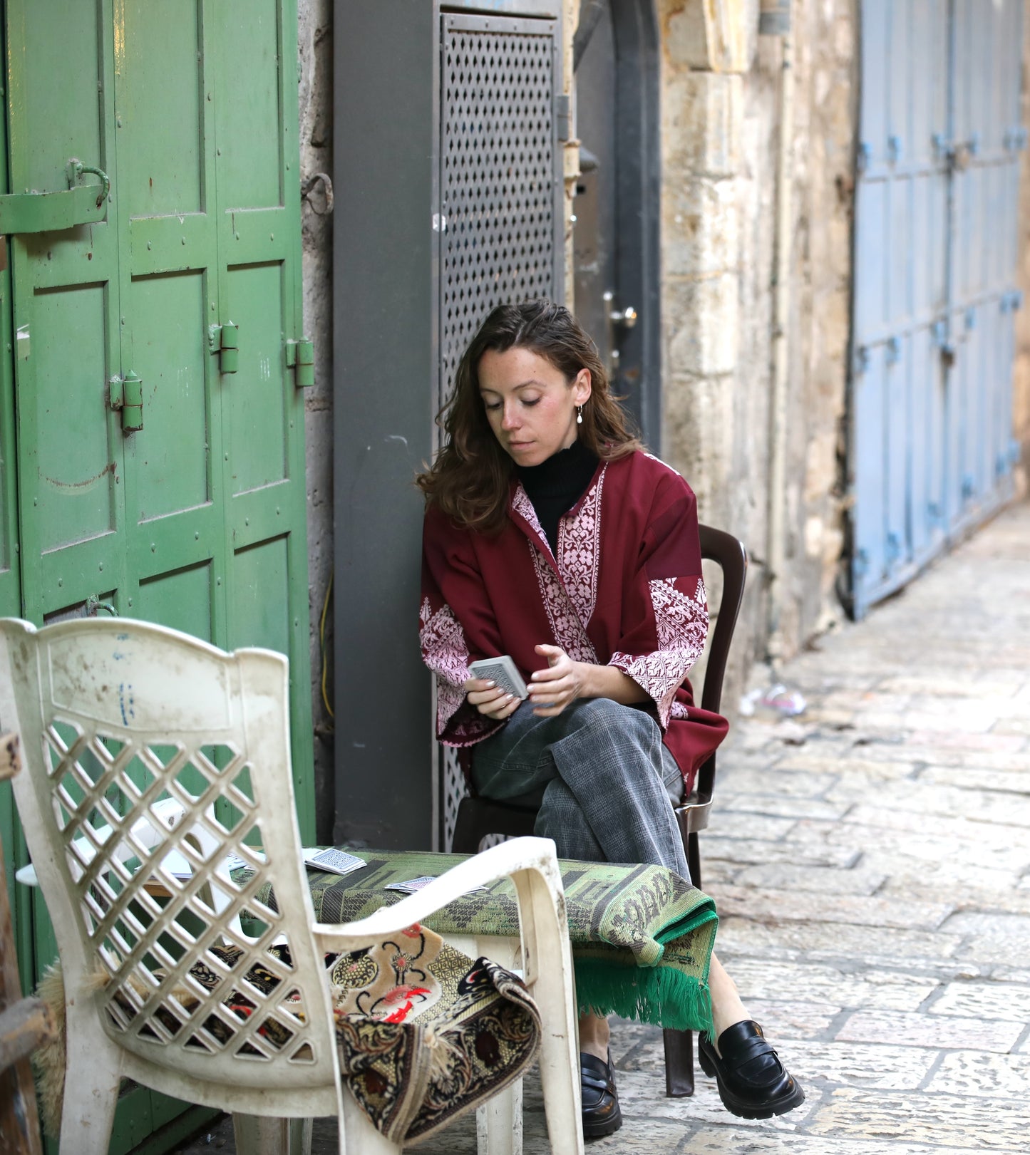 Blazer with Palestinian Tatreez