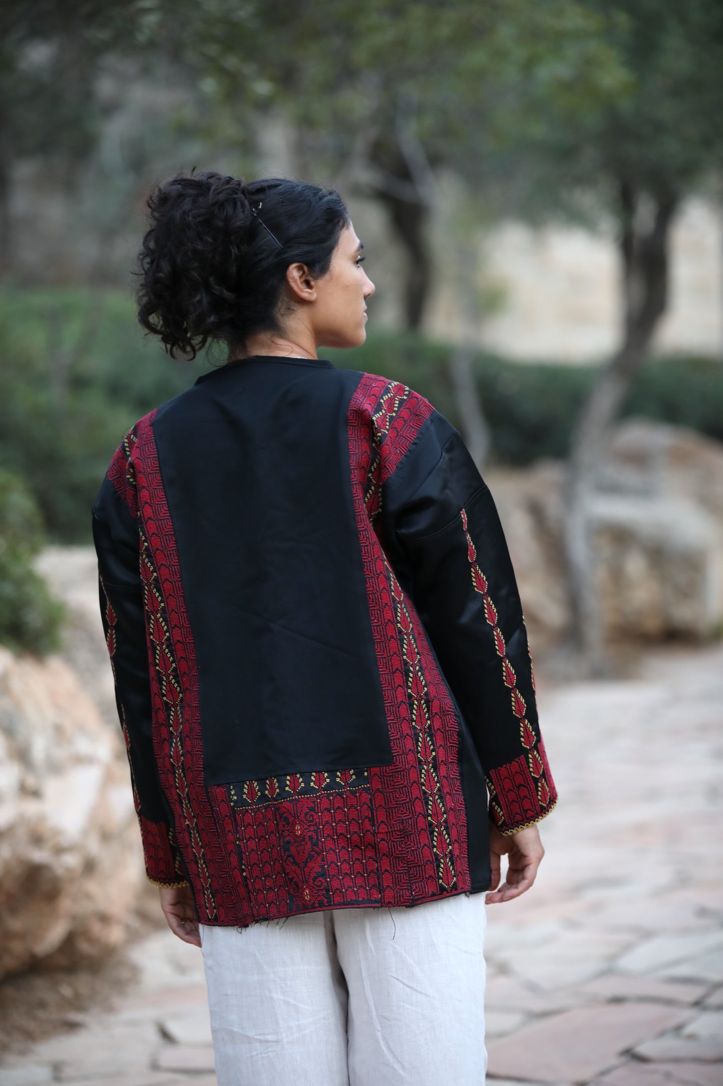 Blazer with Palestinian Tatreez