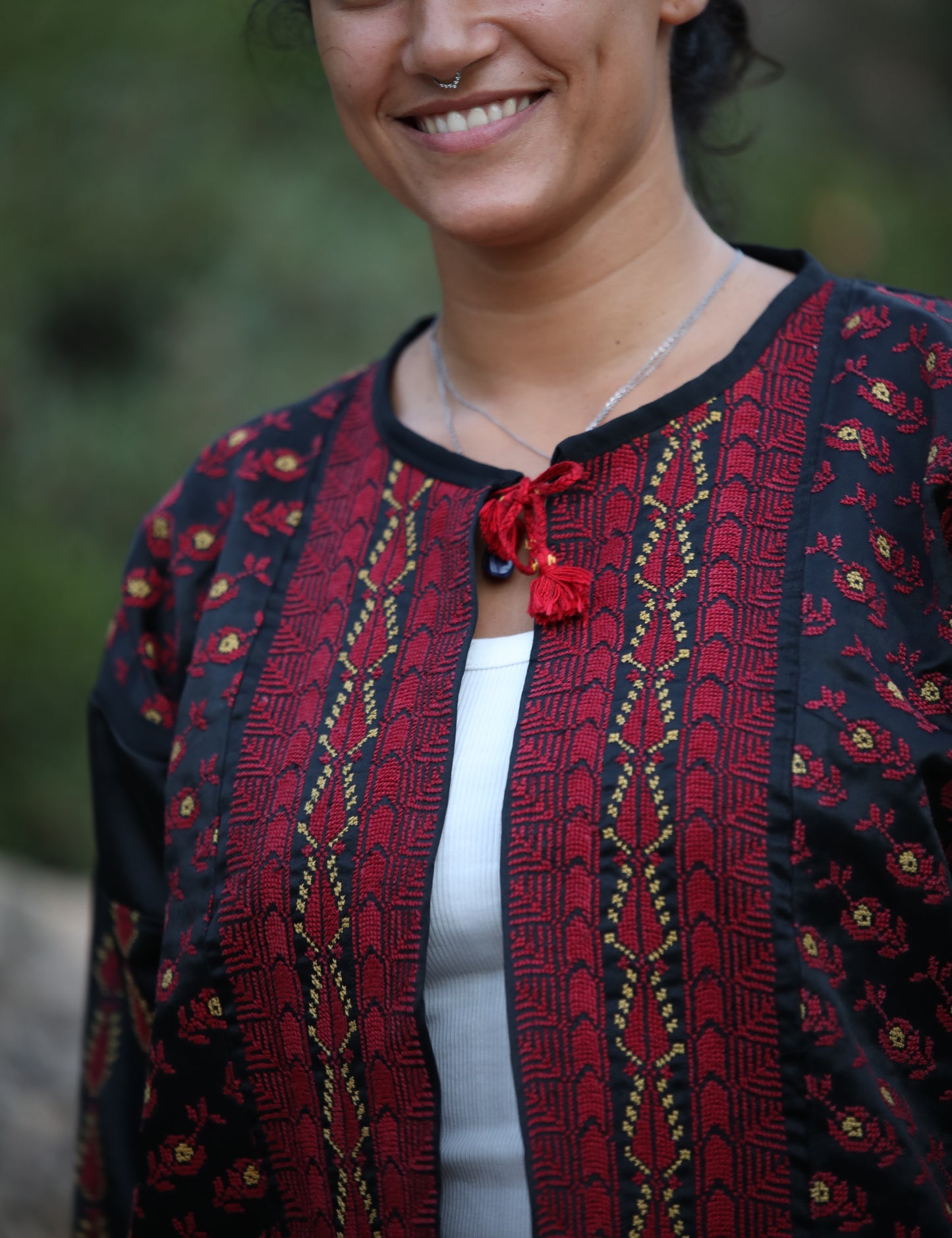 Blazer with Palestinian Tatreez