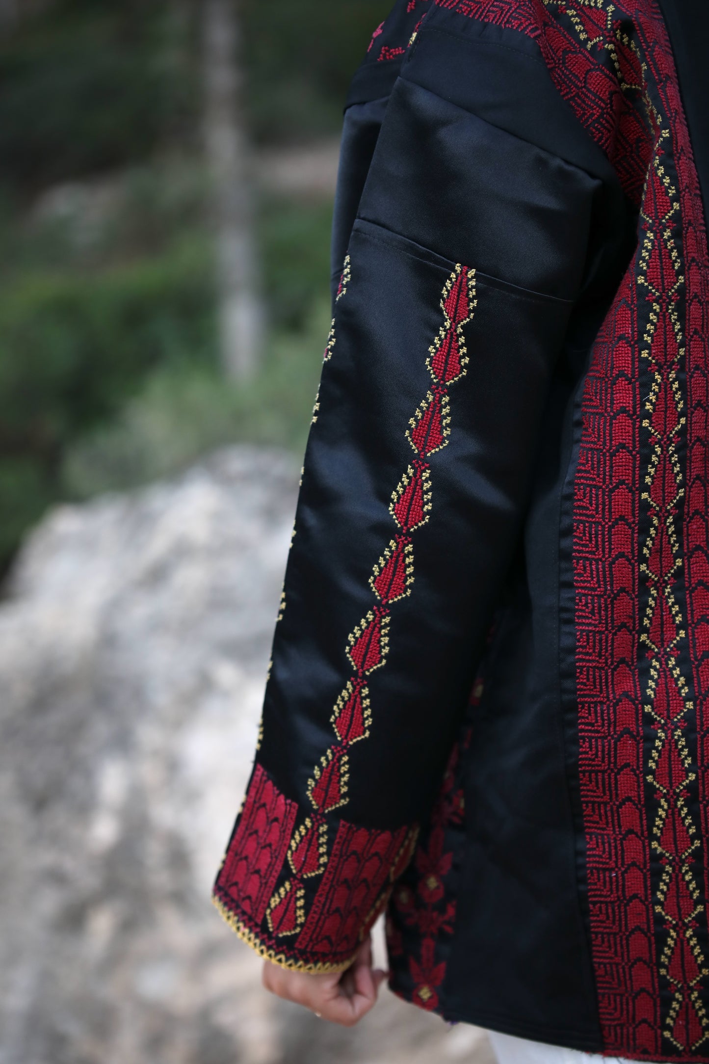 Blazer with Palestinian Tatreez
