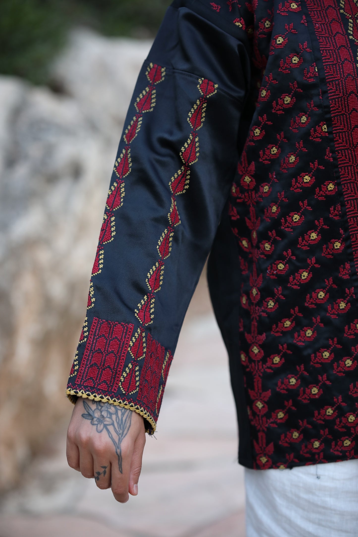 Blazer with Palestinian Tatreez