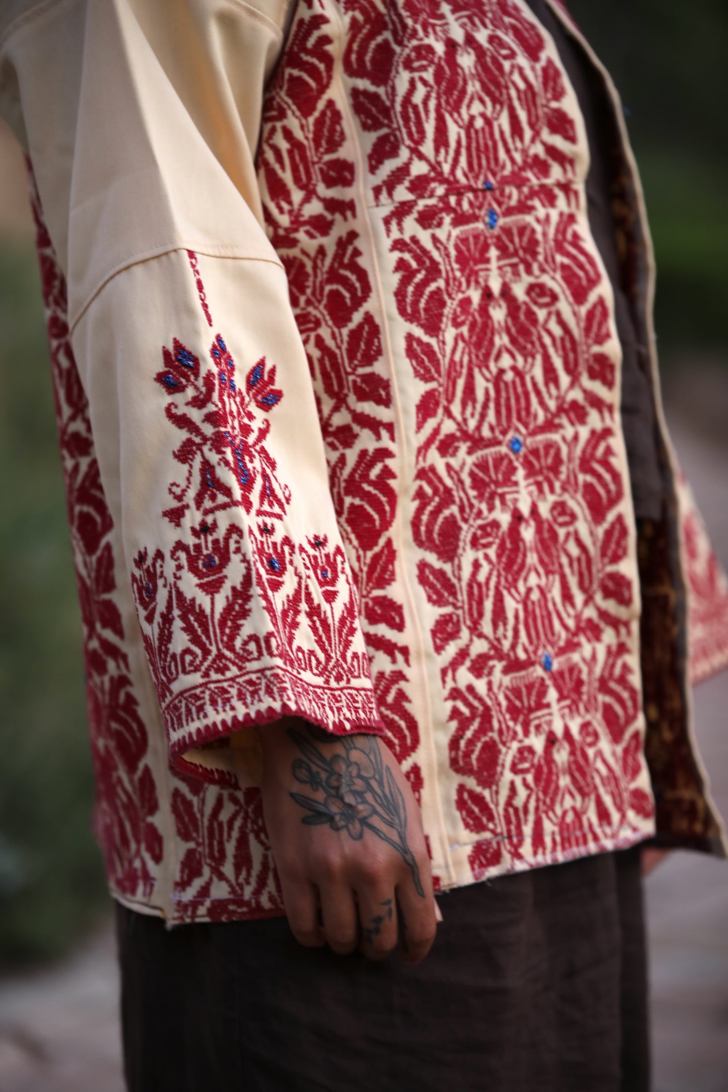 Blazer with Palestinian Tatreez