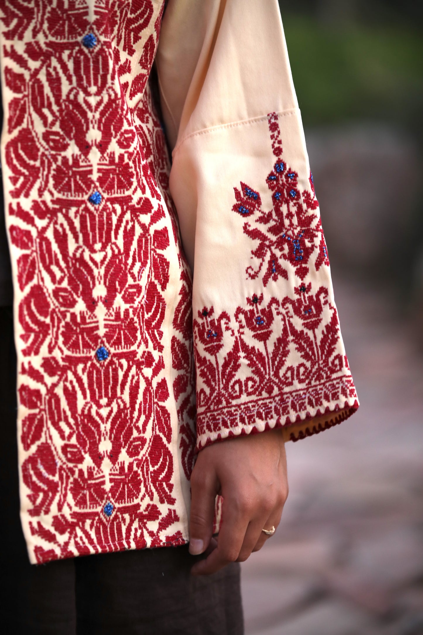 Blazer with Palestinian Tatreez
