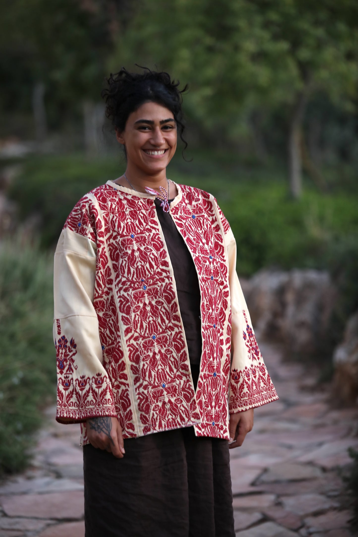 Blazer with Palestinian Tatreez