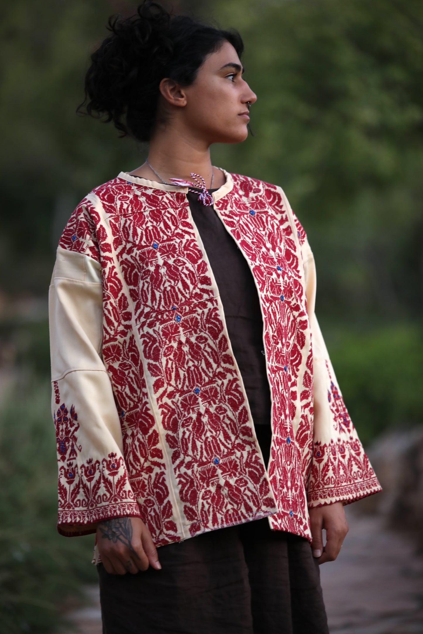 Blazer with Palestinian Tatreez