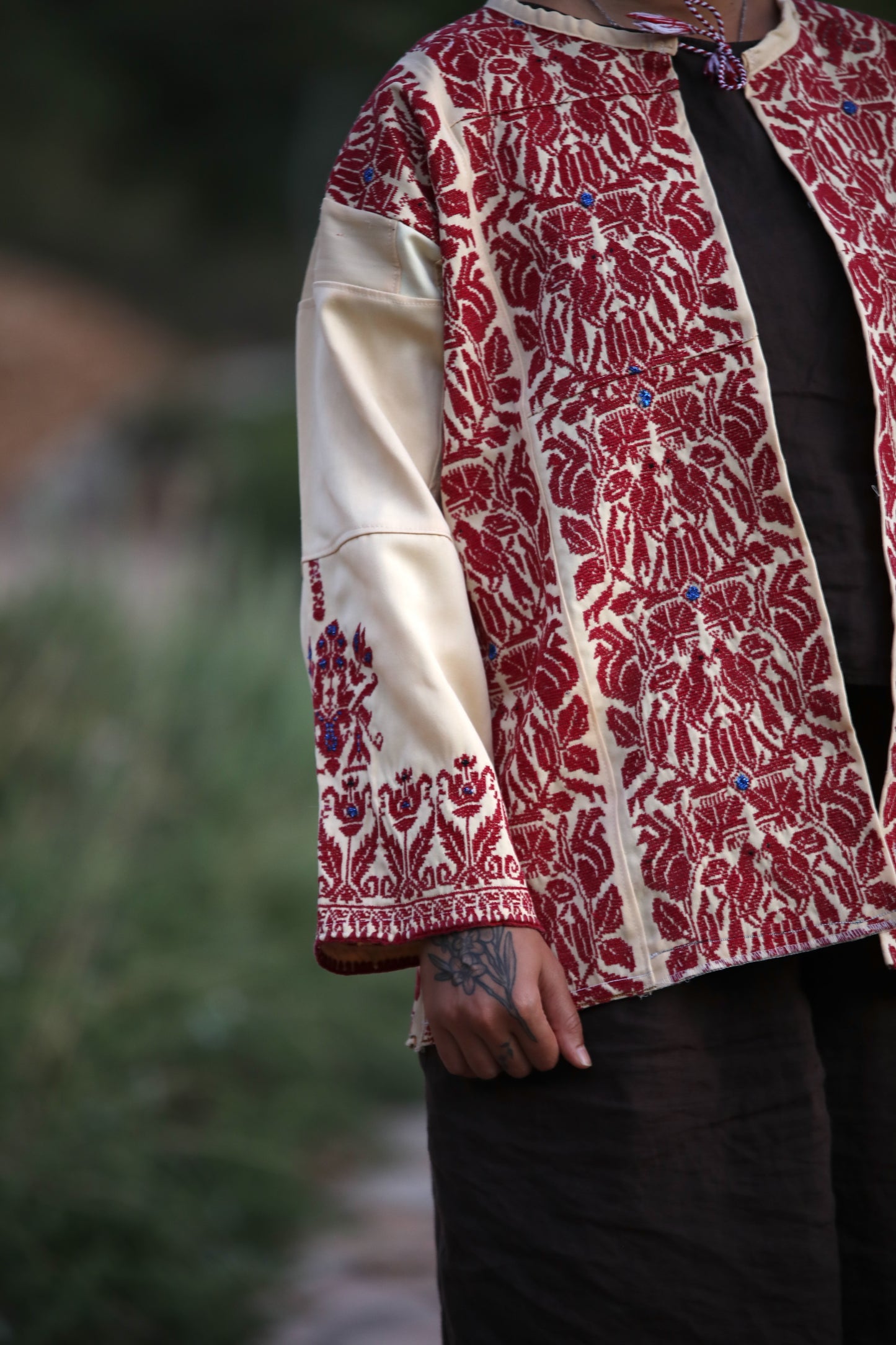 Blazer with Palestinian Tatreez