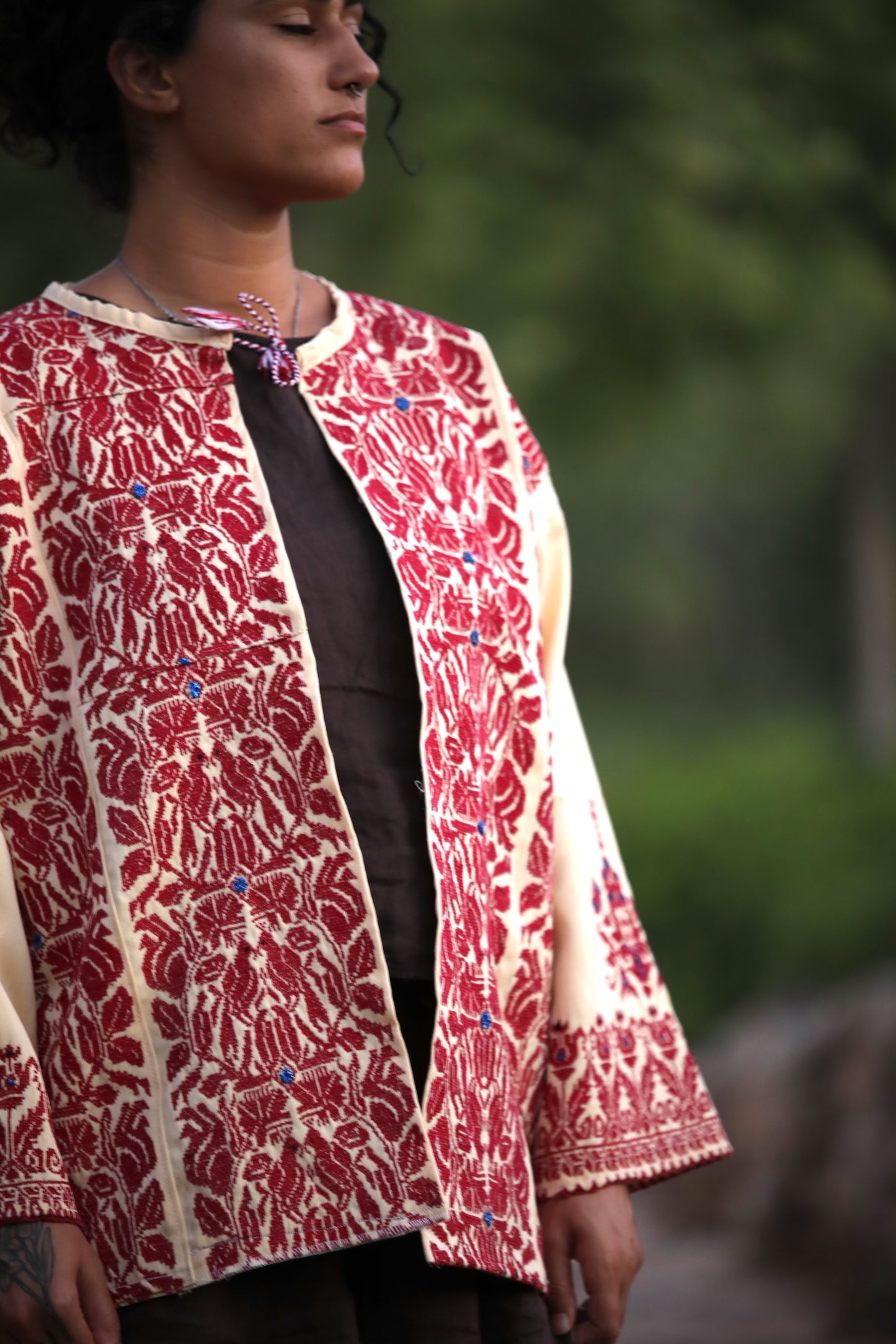 Blazer with Palestinian Tatreez