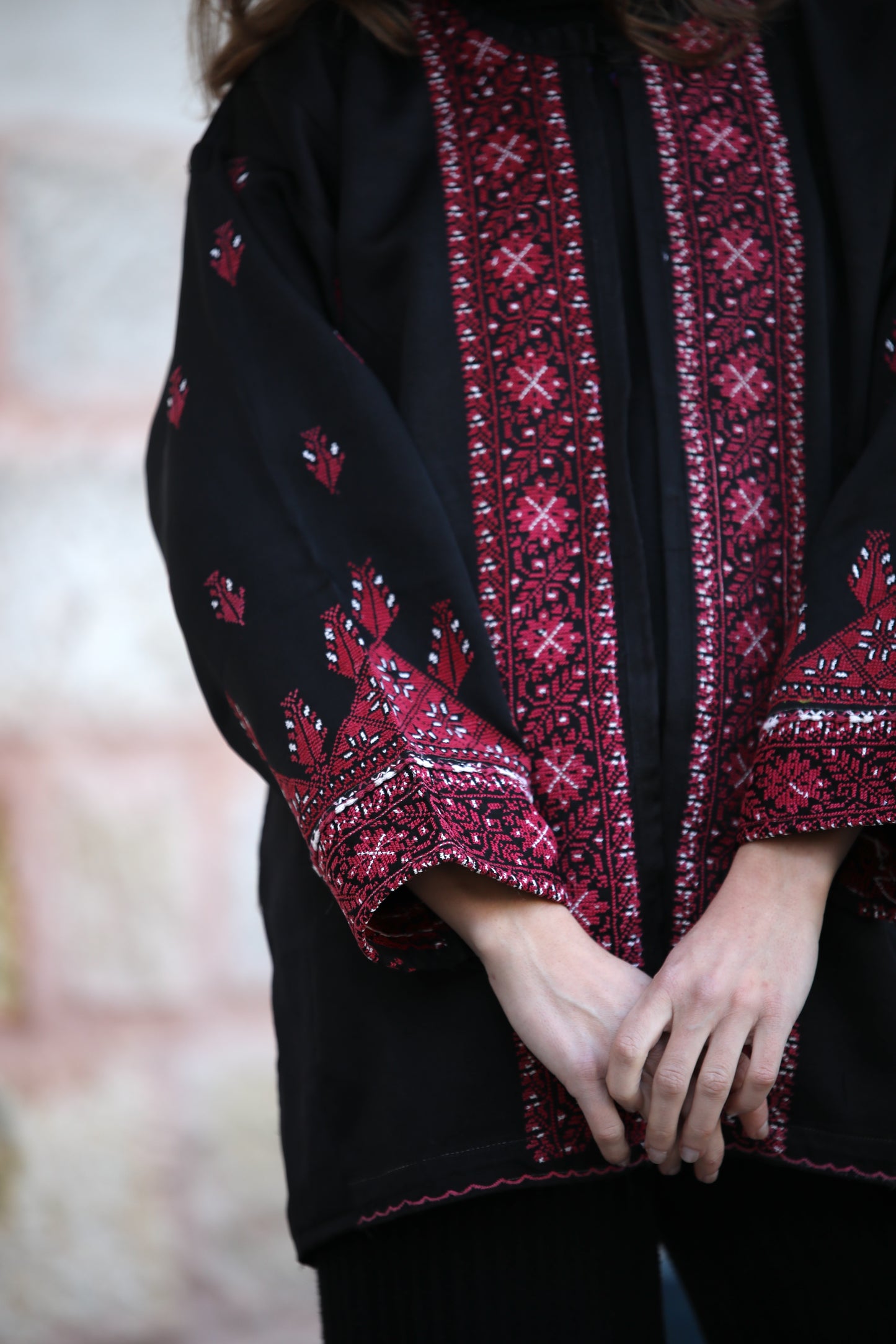 Blazer with Palestinian Tatreez