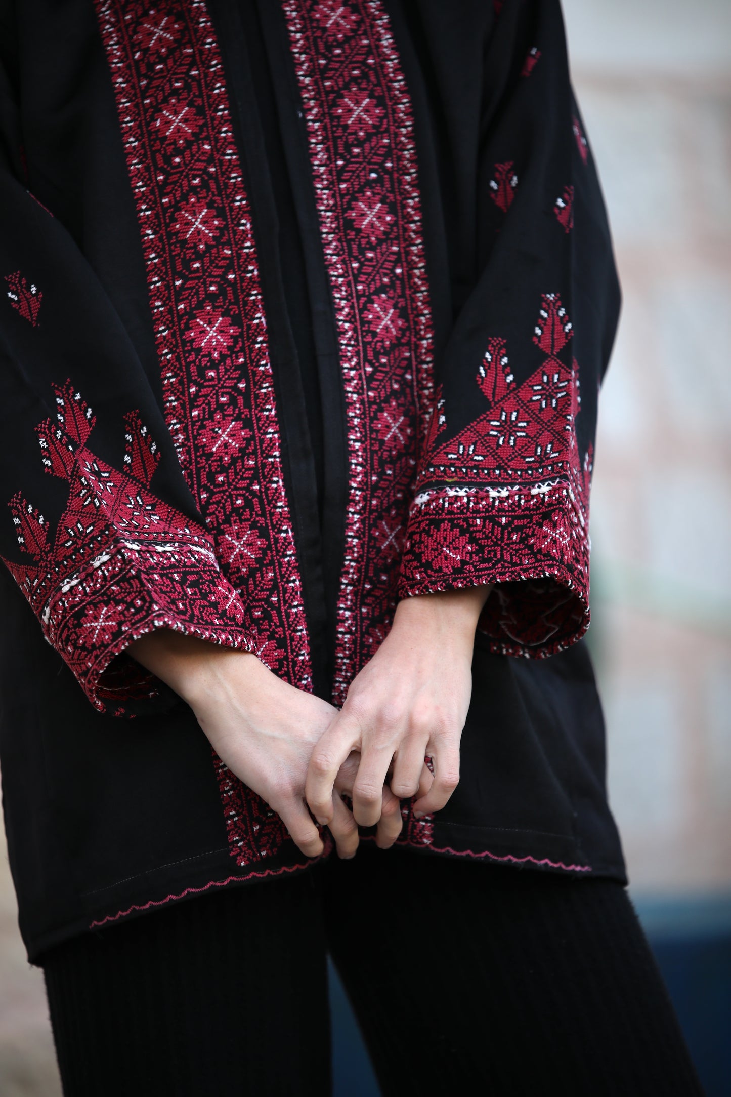 Blazer with Palestinian Tatreez