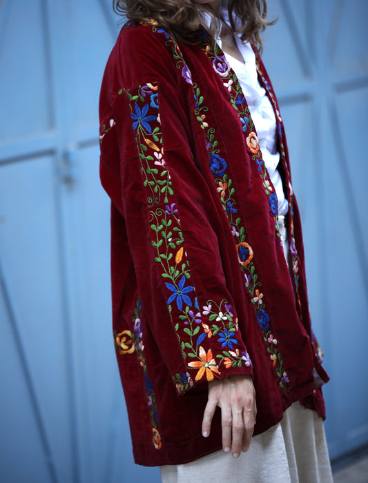 Palestinian Velvet Blazer | 1960s
