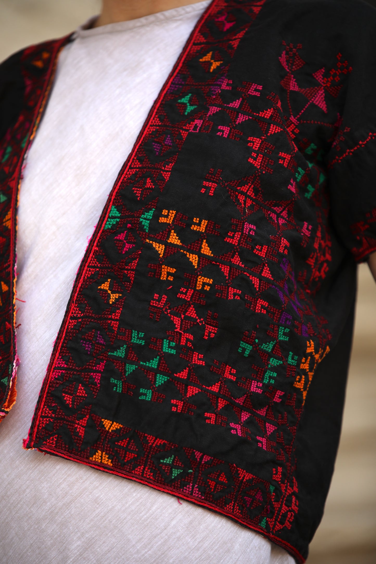 Taqseerah with Palestinian Tatreez