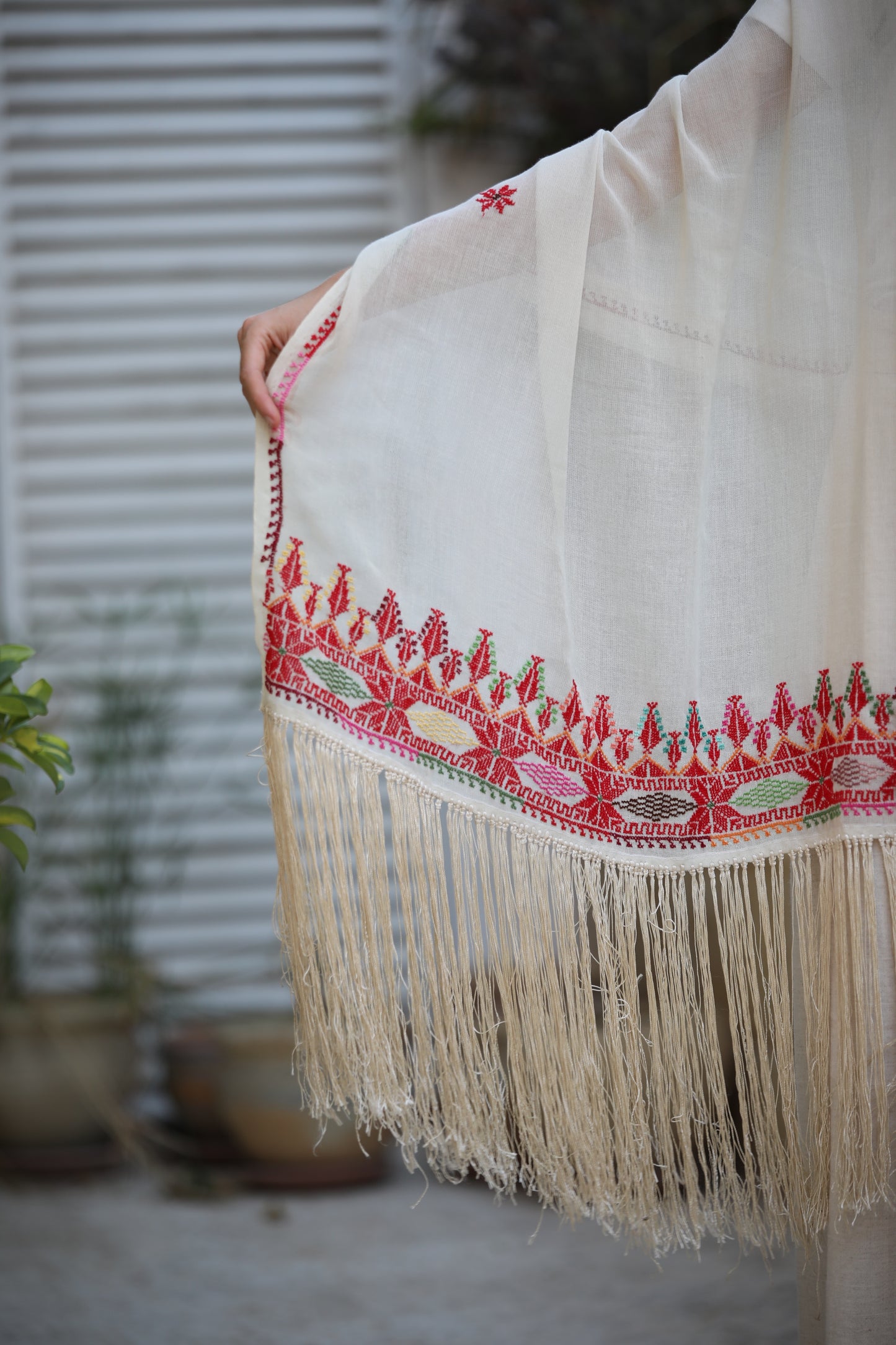 Palestinian Embroidered Shawl