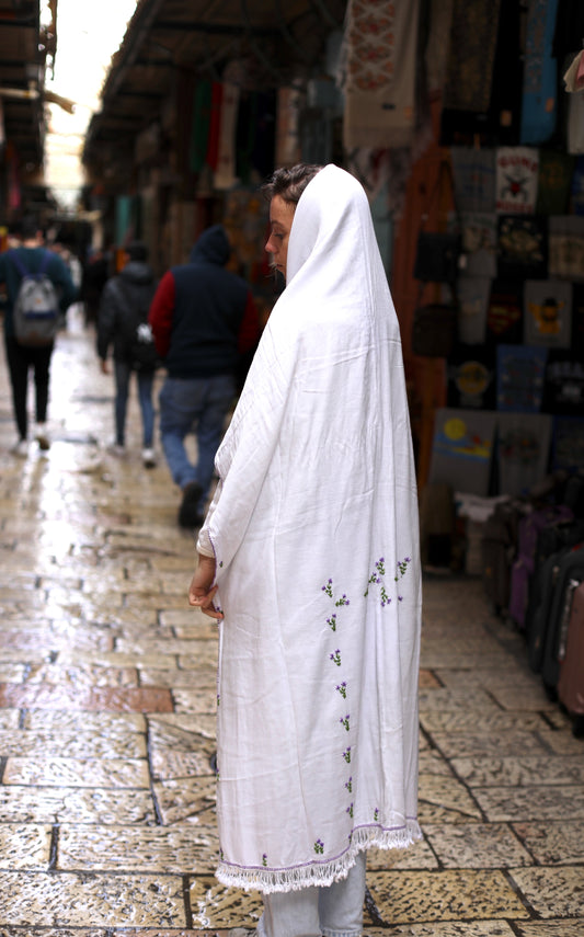 Vintage Palestinian Shawl | 1940s–1950s