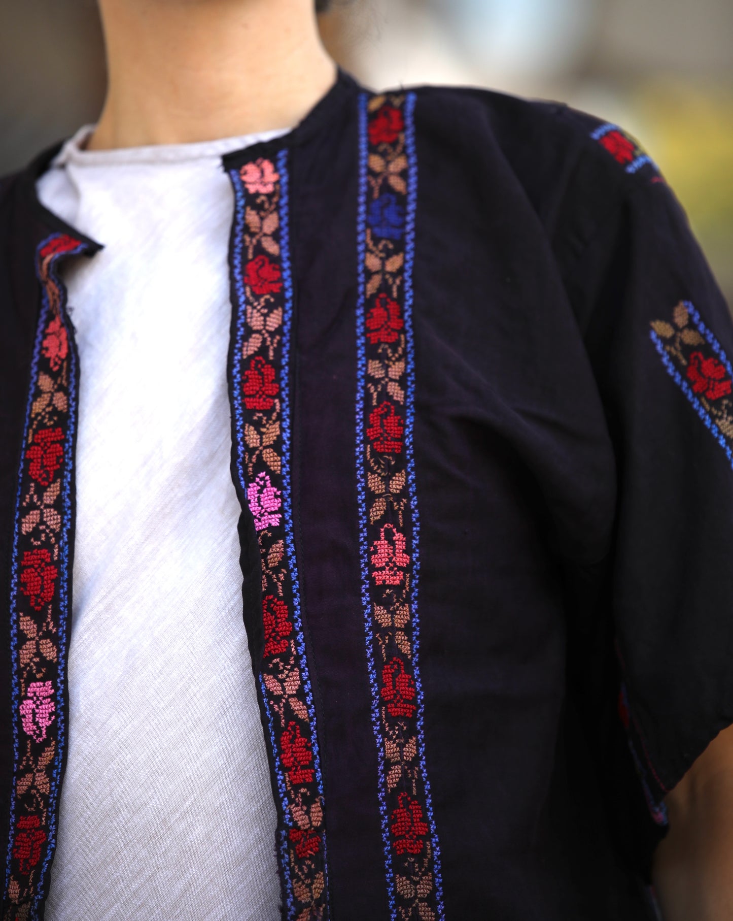 Blazer with Palestinian Tatreez