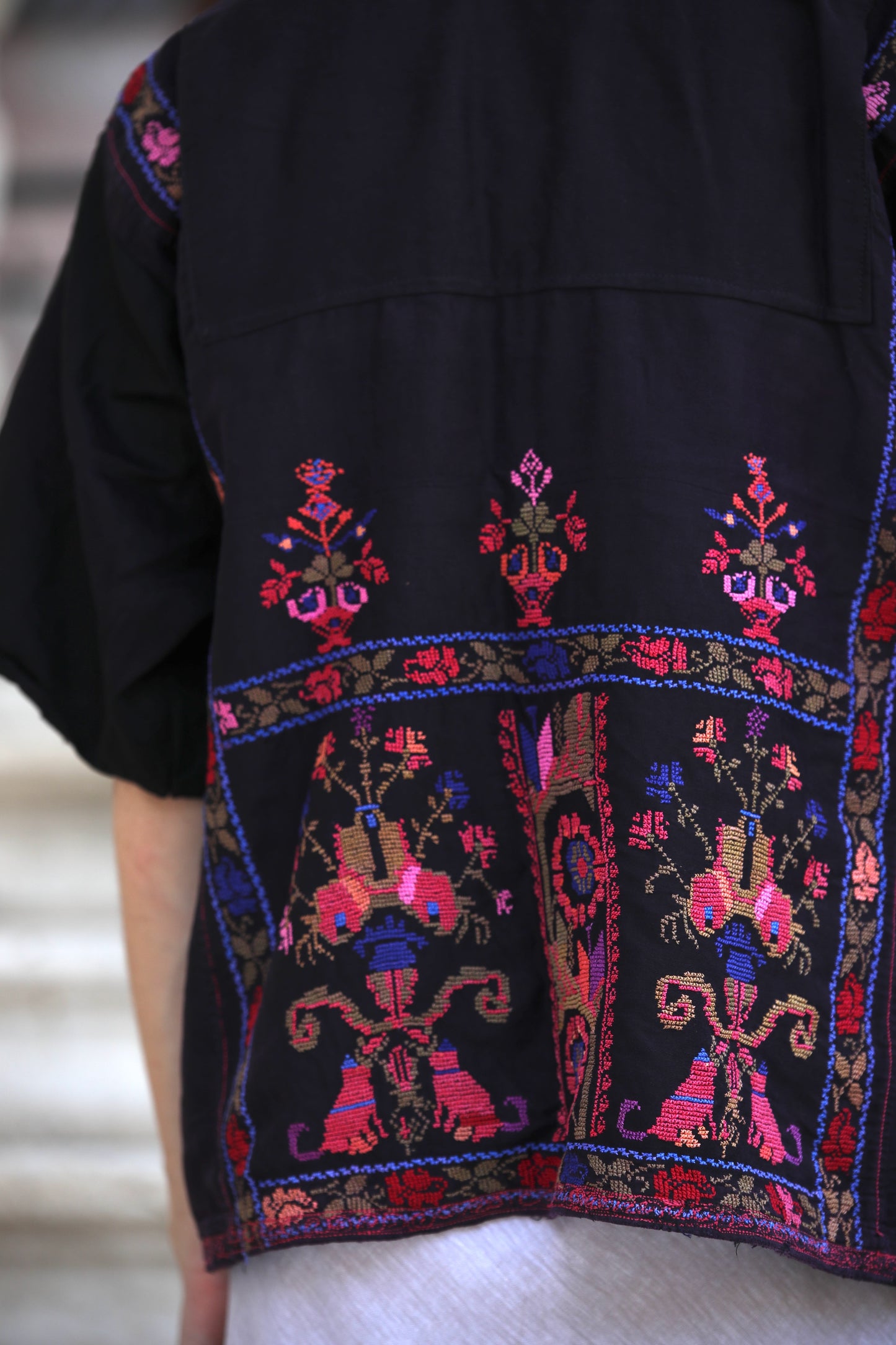 Blazer with Palestinian Tatreez