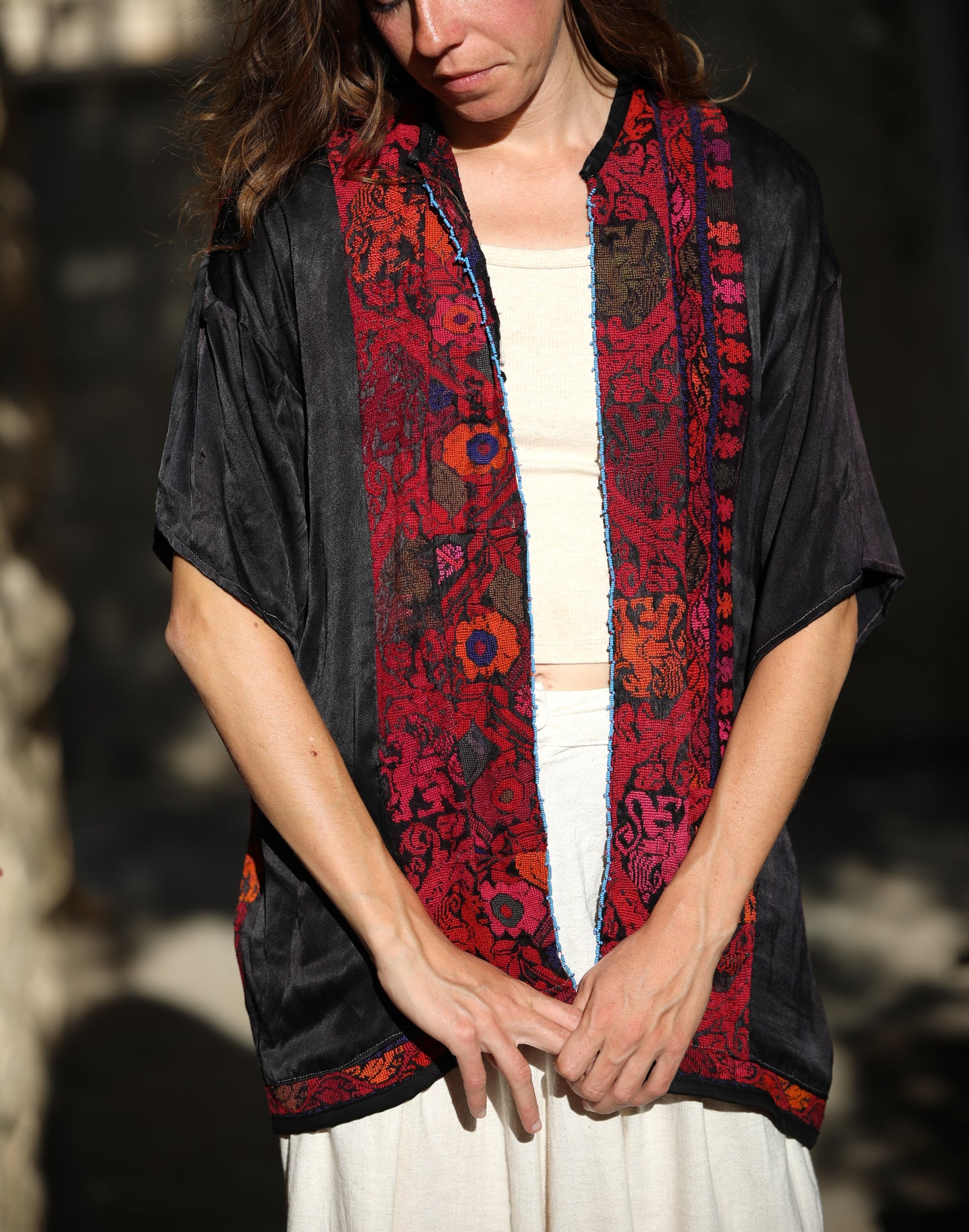 Blazer with Palestinian Tatreez