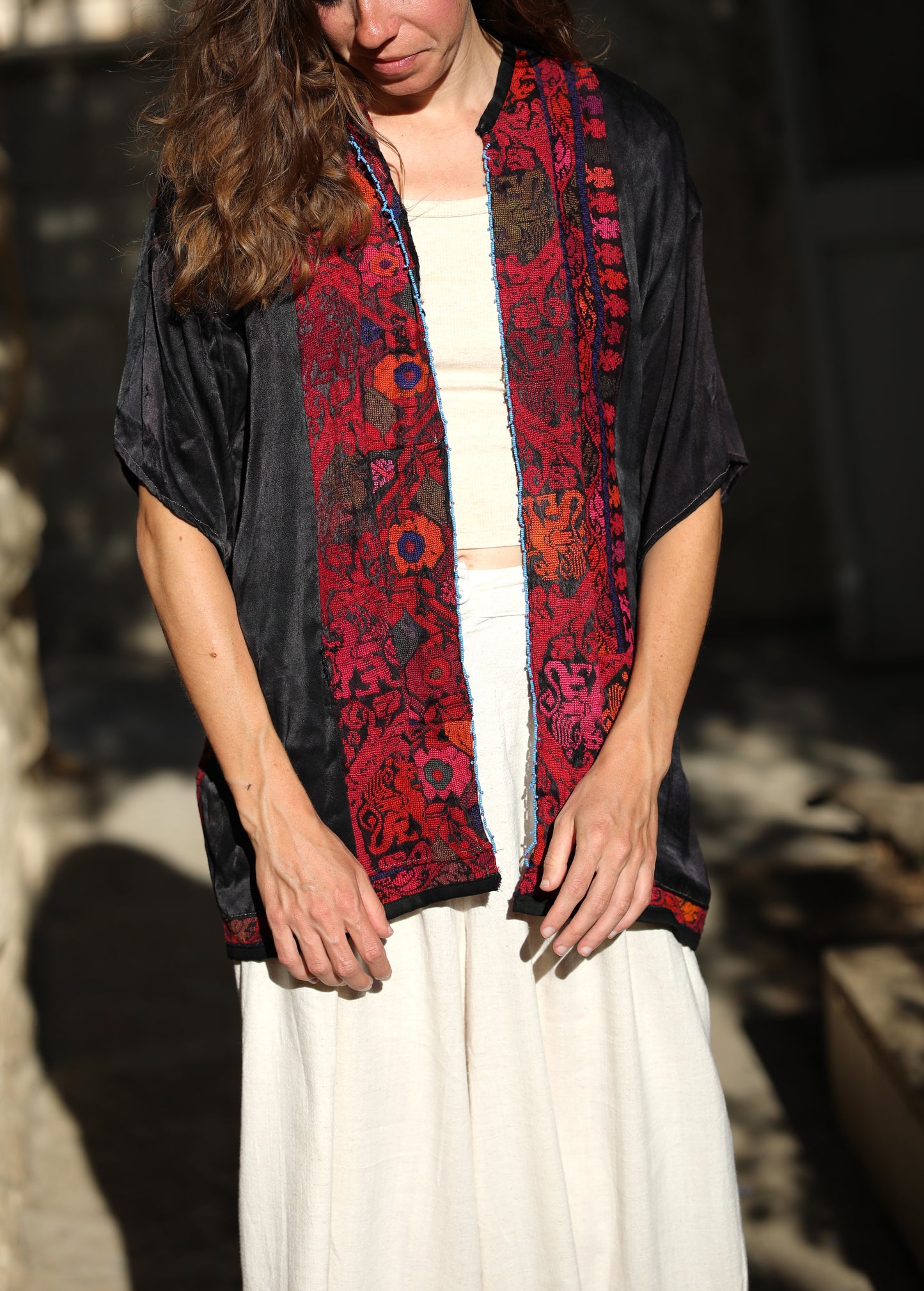 Blazer with Palestinian Tatreez