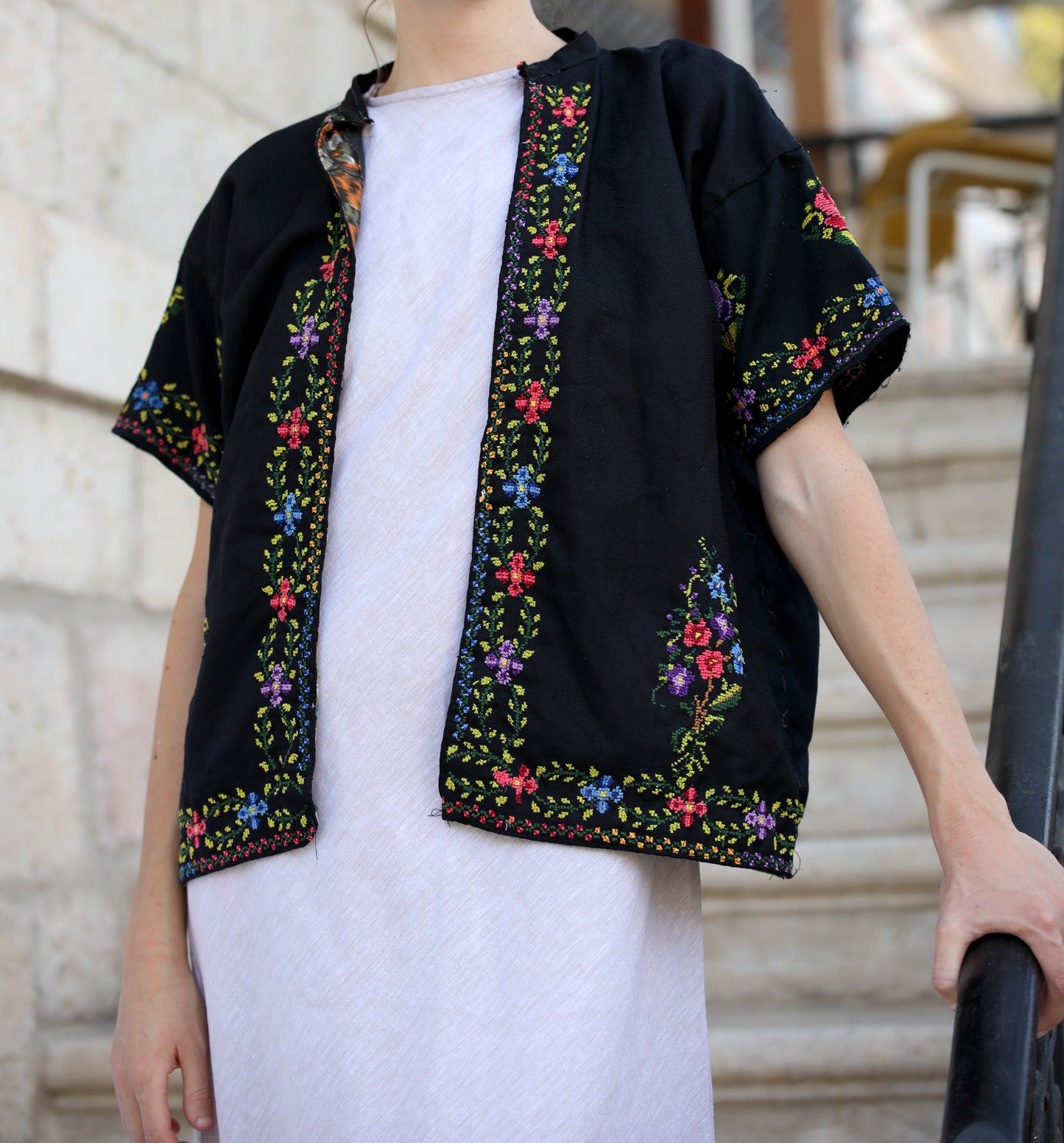 Blazer with Palestinian Tatreez
