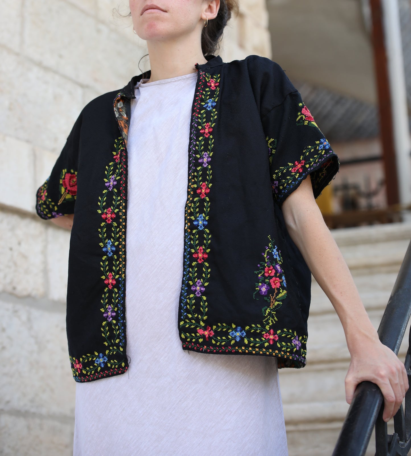 Blazer with Palestinian Tatreez