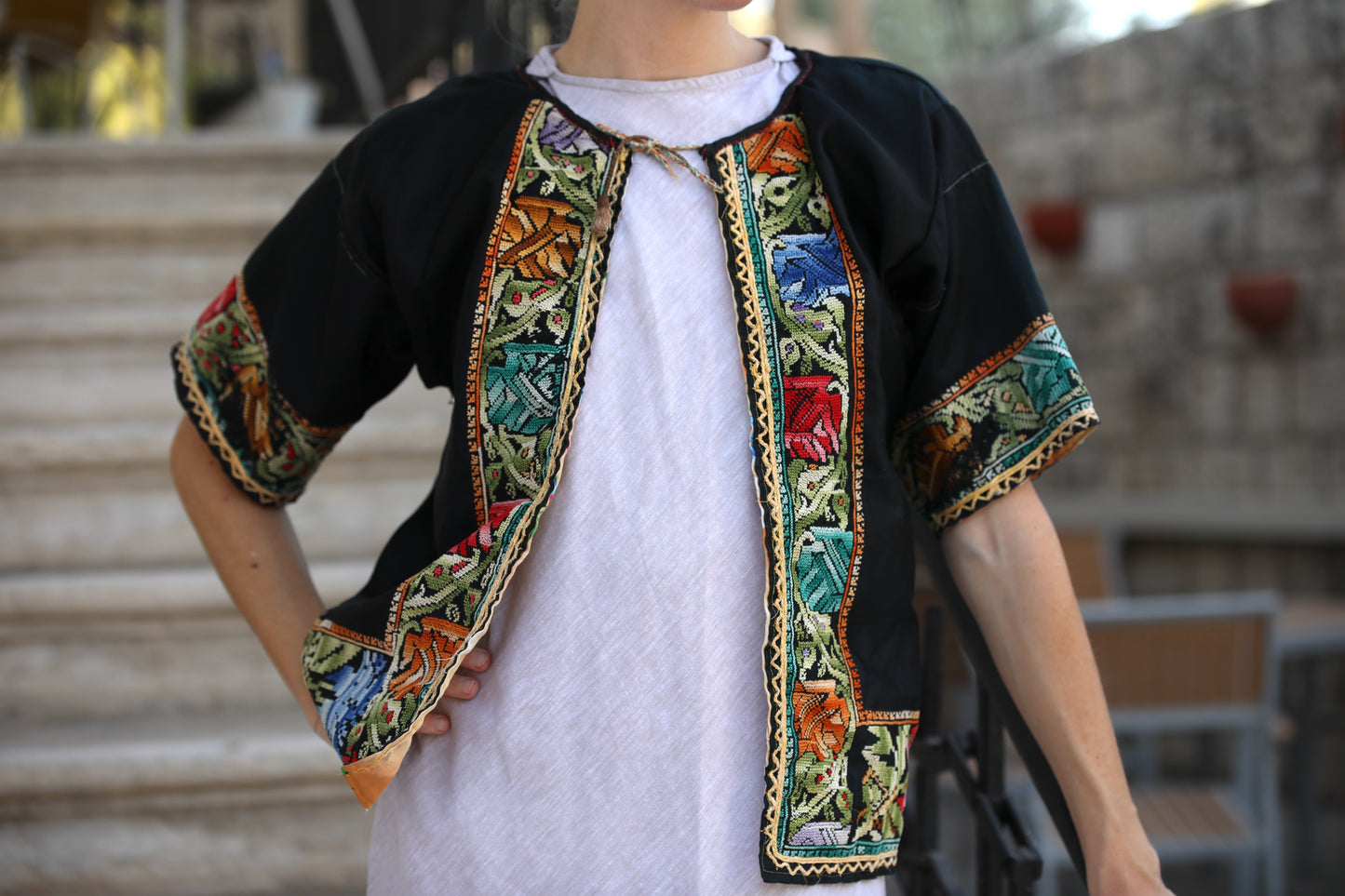 Taqseerah with Palestinian Tatreez
