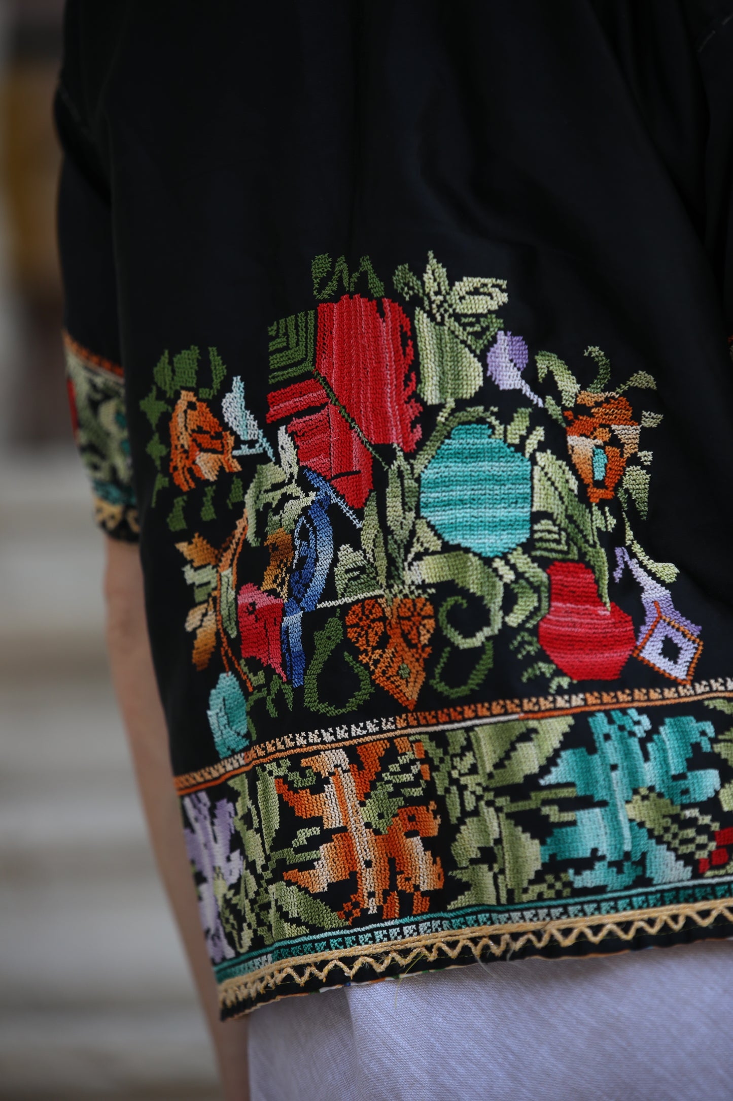 Taqseerah with Palestinian Tatreez