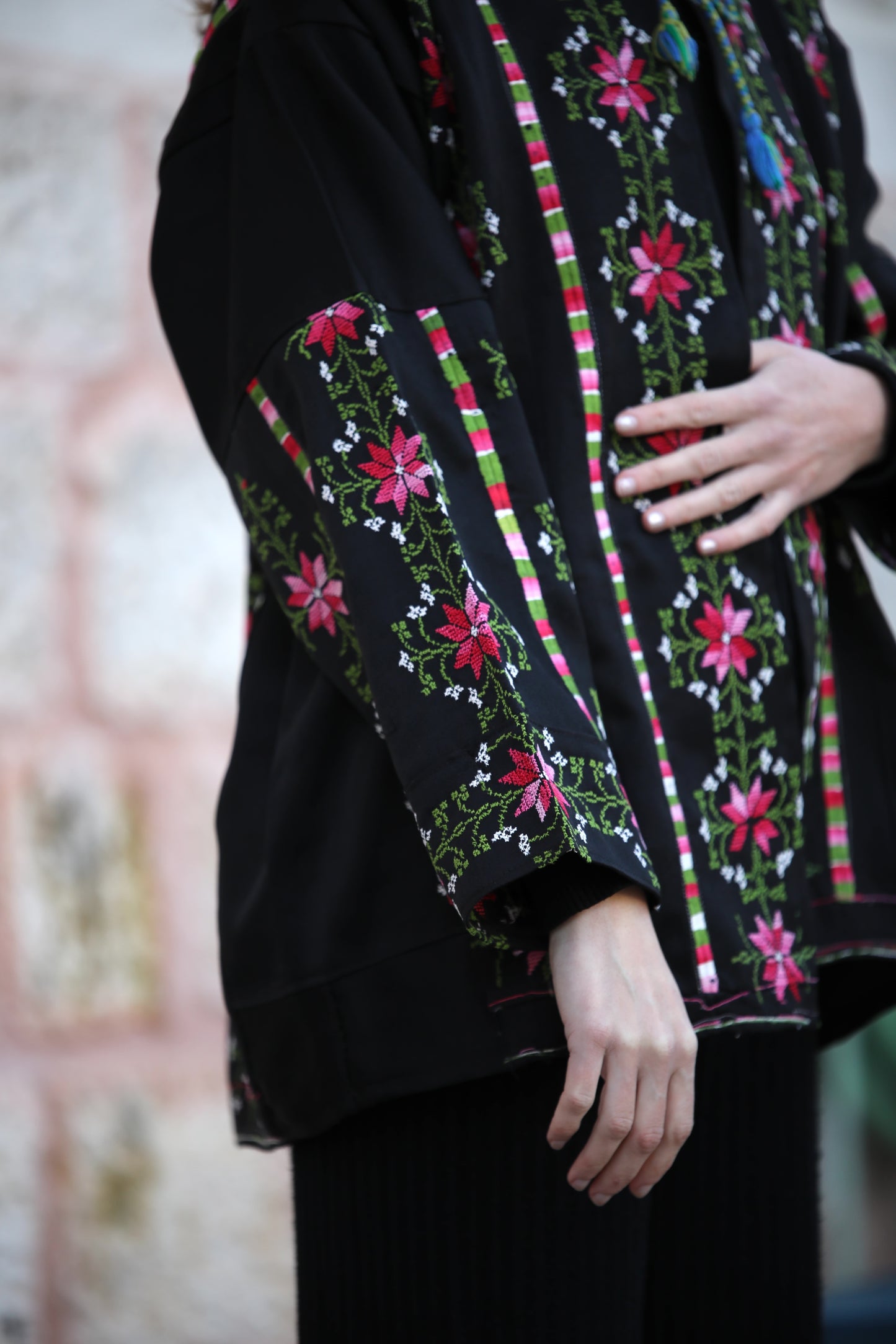 Blazer with Palestinian Tatreez