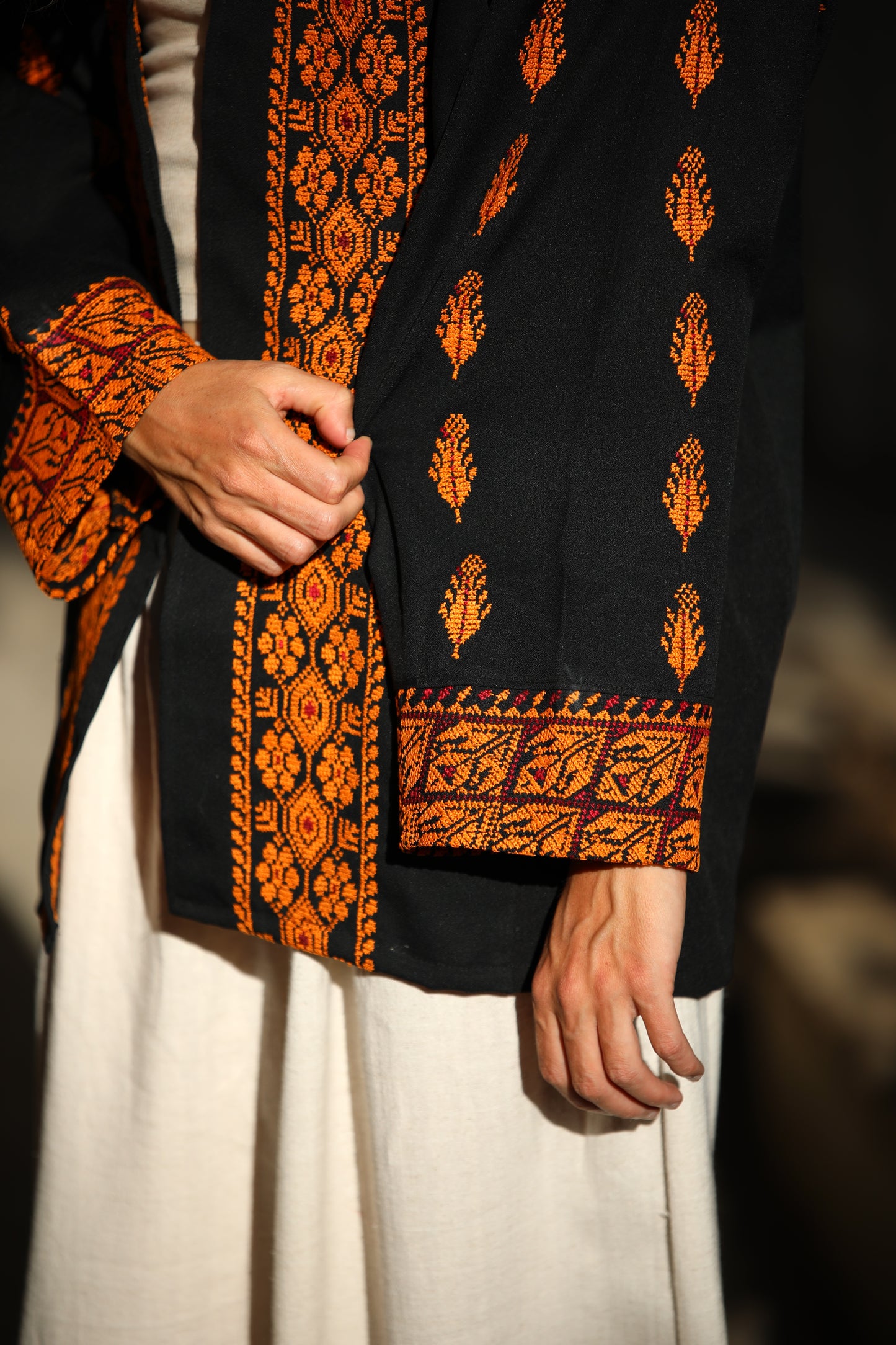 Blazer with Palestinian Tatreez