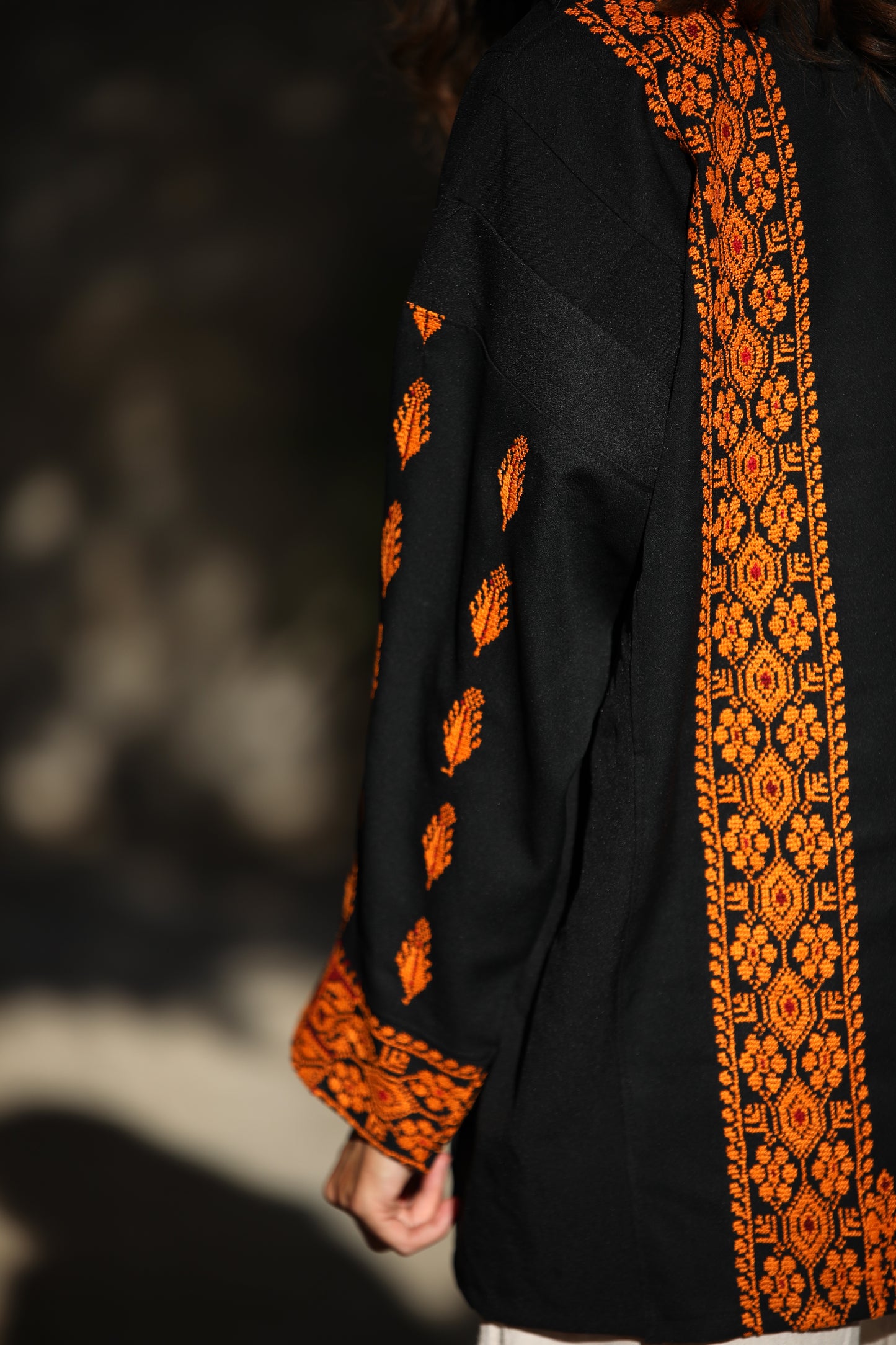 Blazer with Palestinian Tatreez