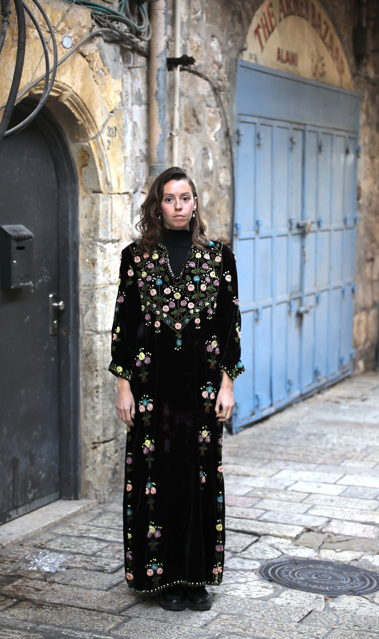 Vintage Palestinian Thobe with Beads