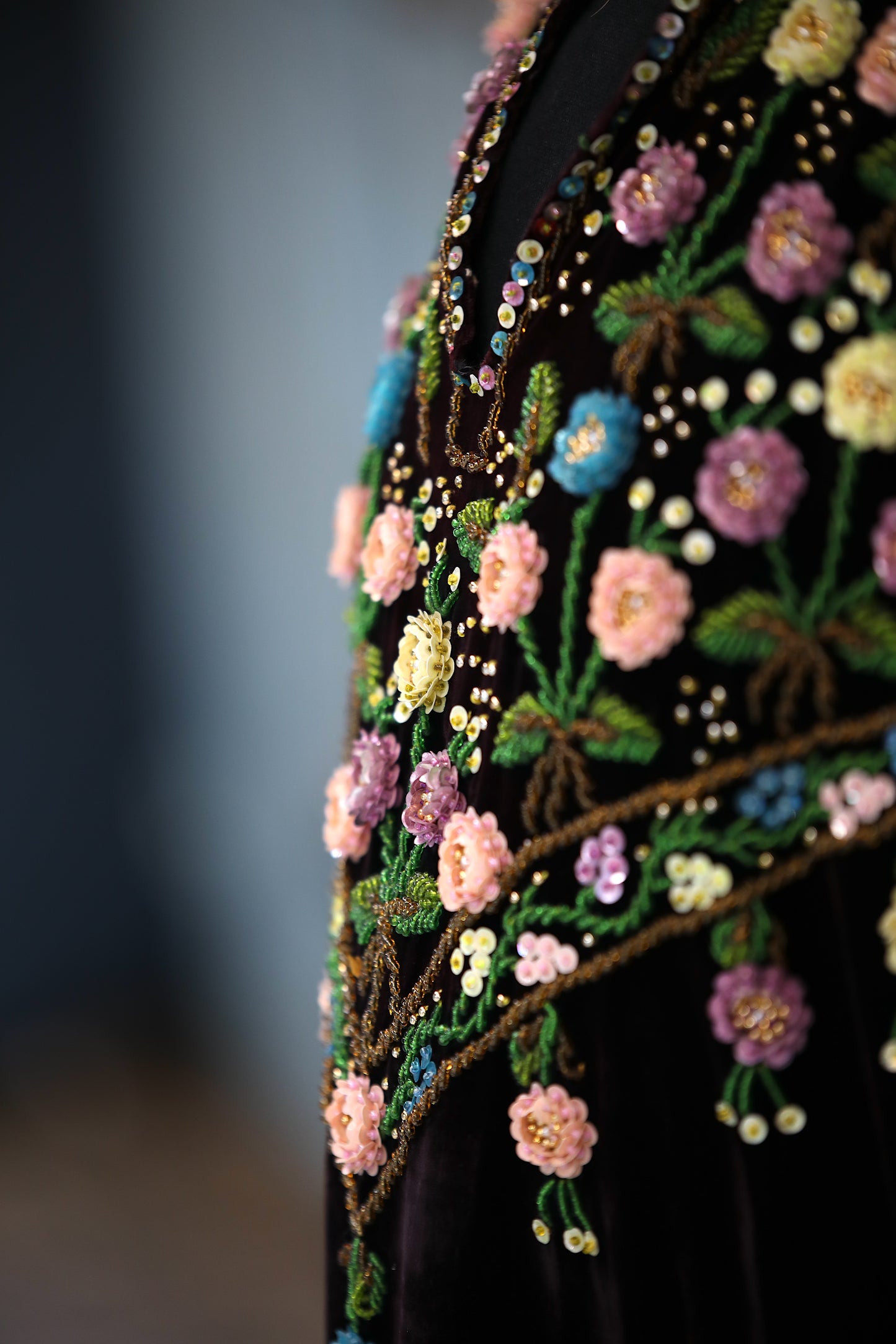 Vintage Palestinian Thobe with Beads