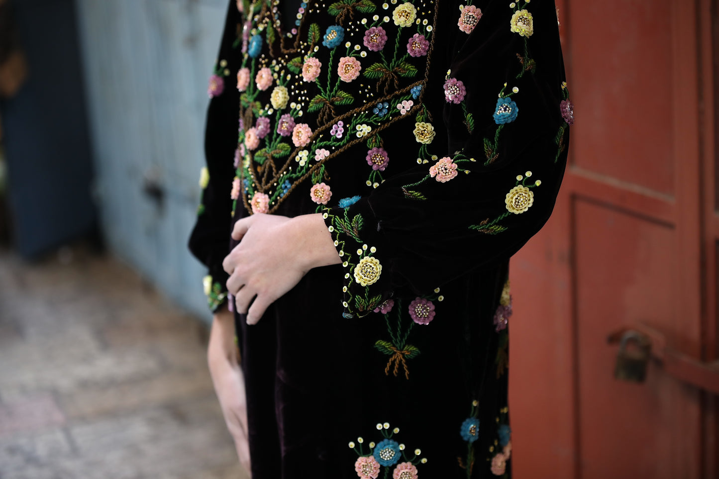 Vintage Palestinian Thobe with Beads