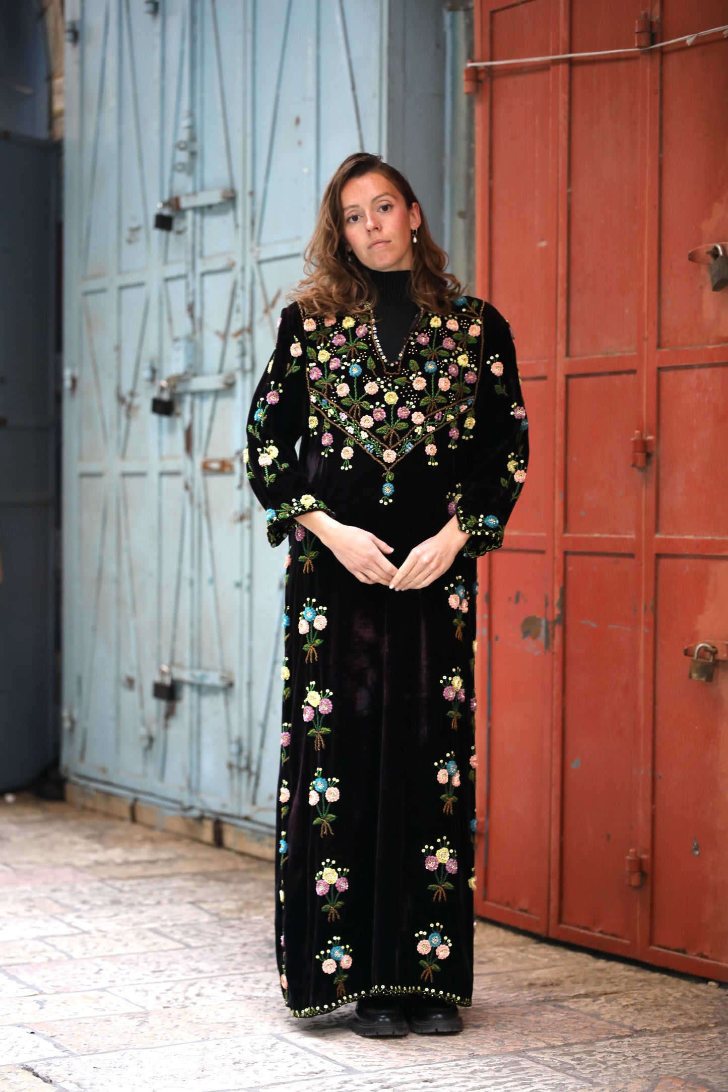 Vintage Palestinian Thobe with Beads