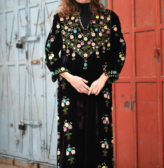 Vintage Palestinian Thobe with Beads