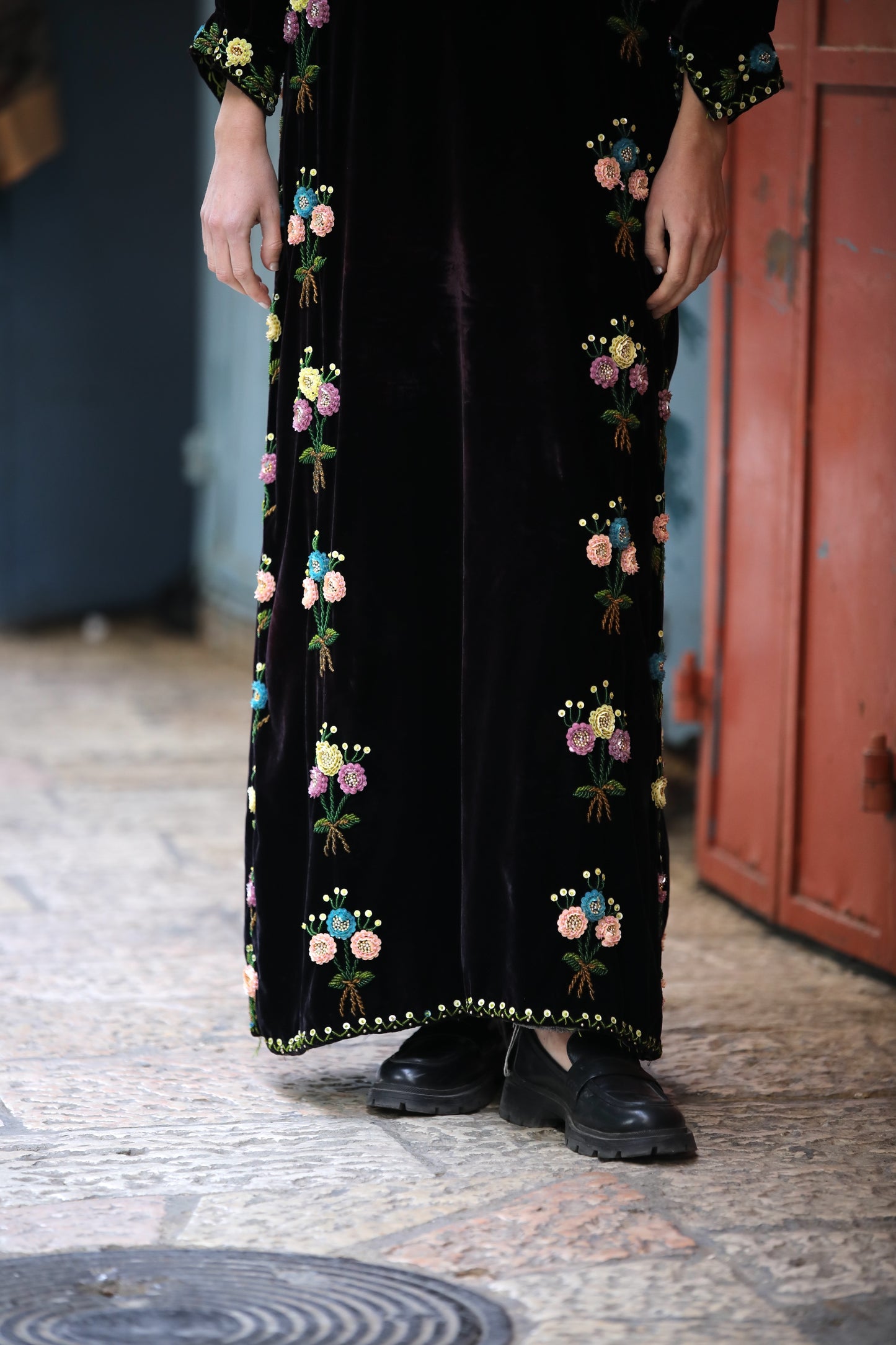 Vintage Palestinian Thobe with Beads
