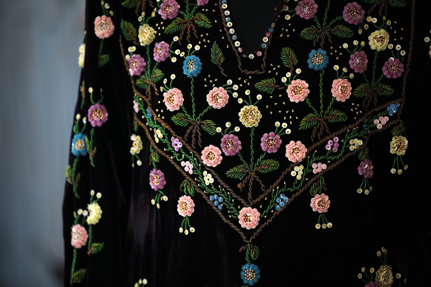 Vintage Palestinian Thobe with Beads